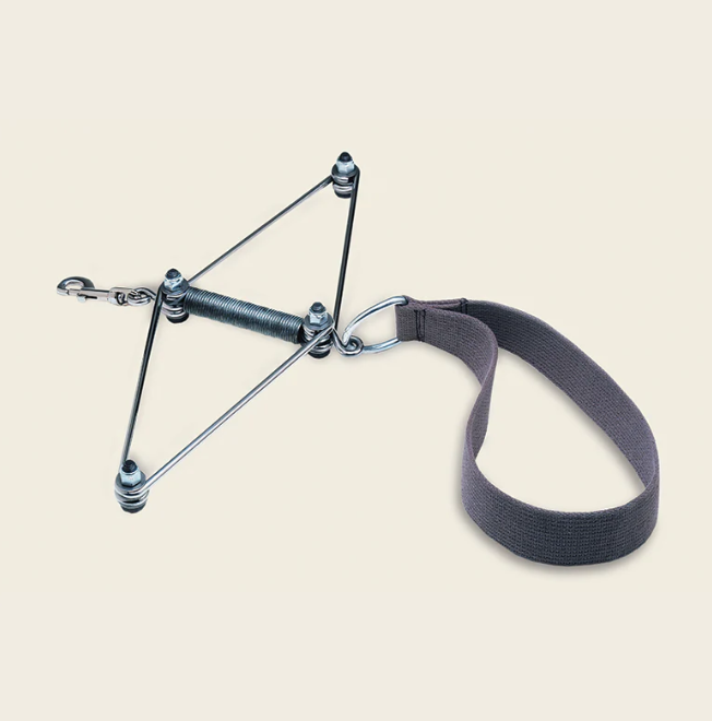 Neck Stretcher: An apparatus used to gently stretch and release tension in the neck and upper back, promoting strength and stretching of the neck to improve support and range of motion.