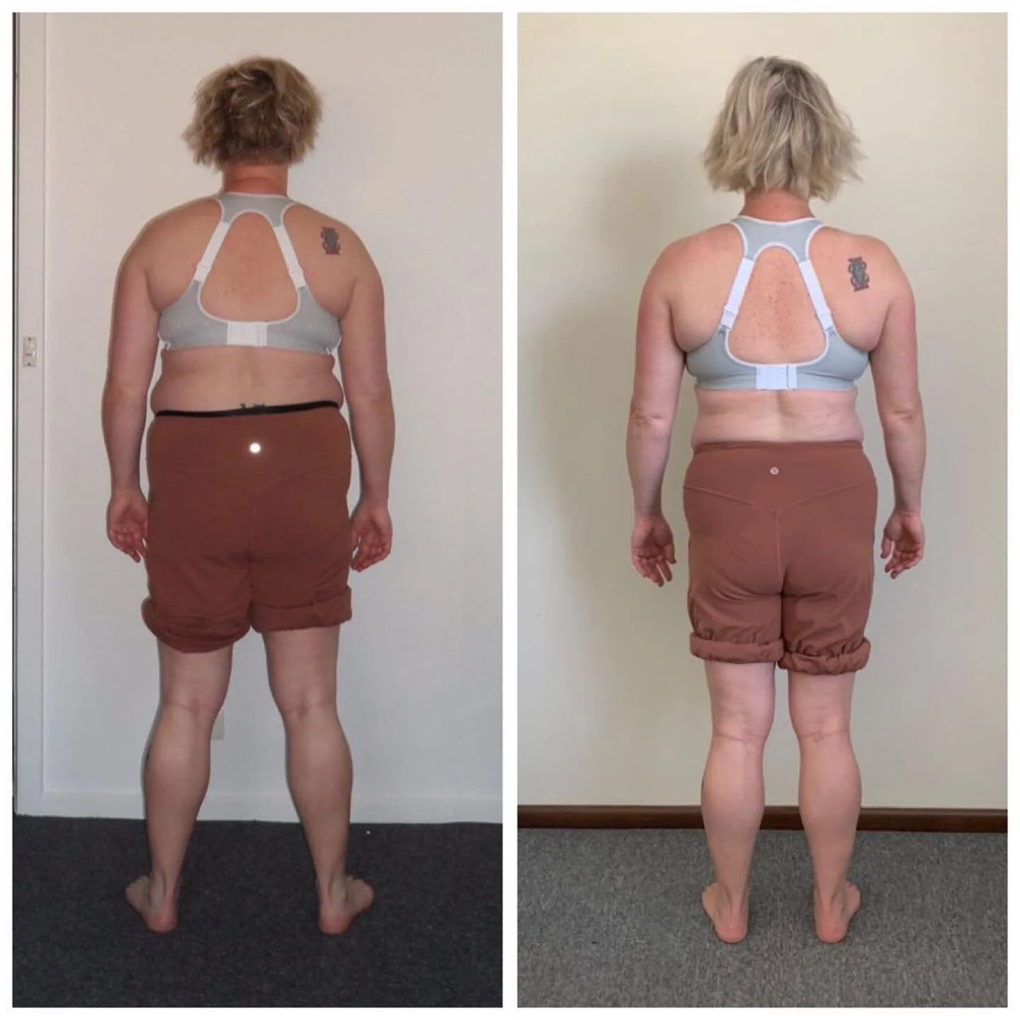 ・・・
POSTURE RESULTS from our practitioner @jen.calleja
Before: October 2020
After: October 2022
Dee’s testimonial:
When someone recommended Jen and the FP training system to me it was in lockdown and I was at my lowest.  I had high blood pres