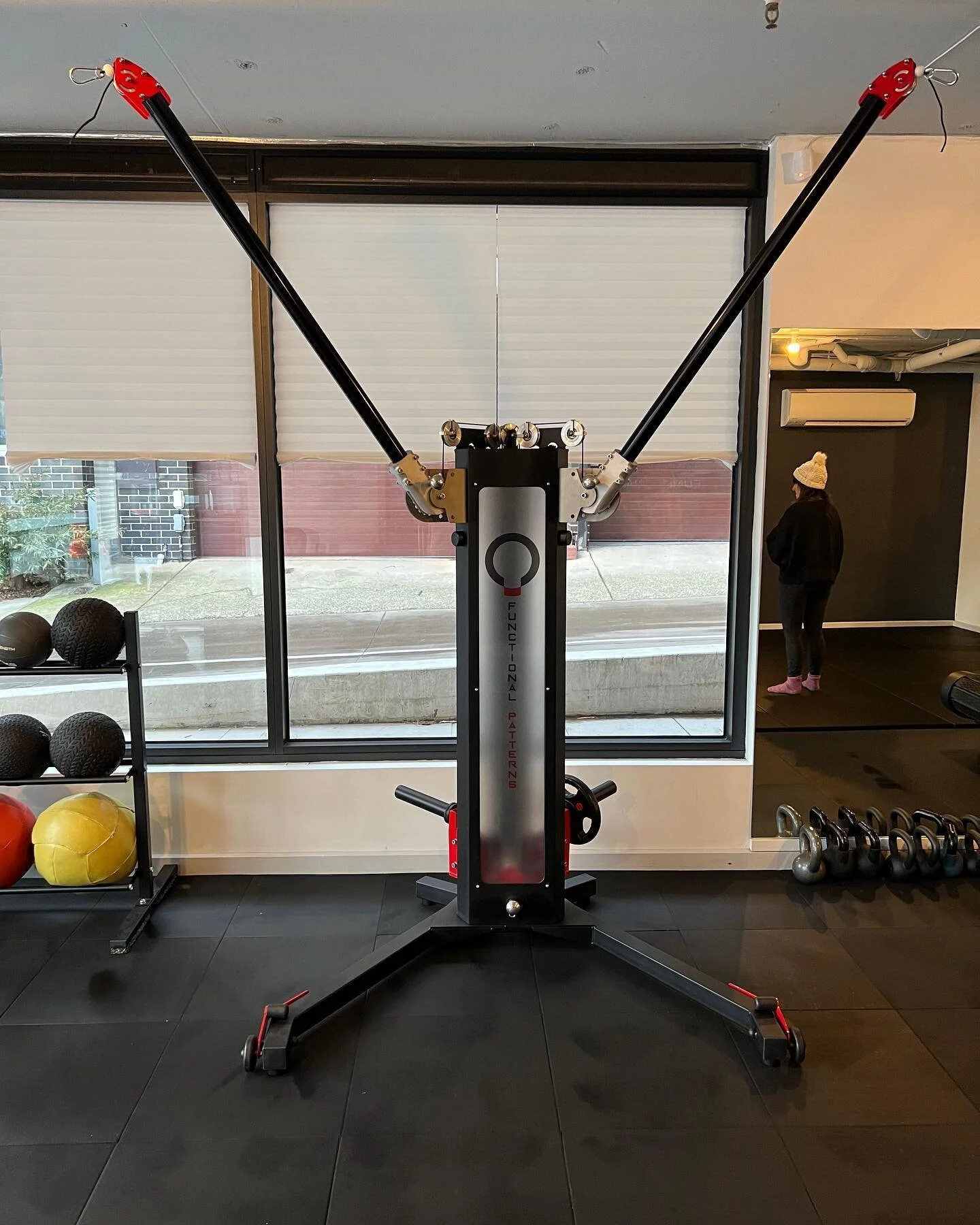 @darcytobin working on the latest @fpinnovations machine at the gym. The large Regen 2.0 trainer with the differential feature is on point. 
The higher arm height will allow us to execute a more extensive catalogue of exercises with our clients. The