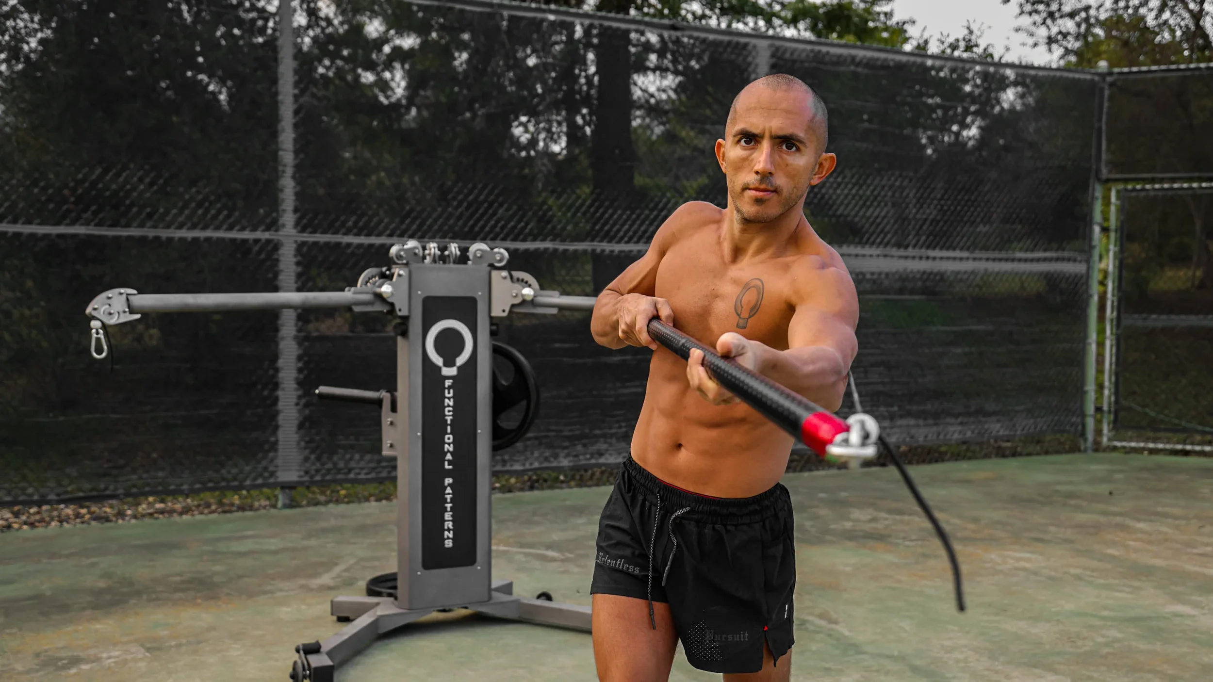 Naudi Aguilar demonstrating Functional Patterns training techniques that challenge common misconceptions