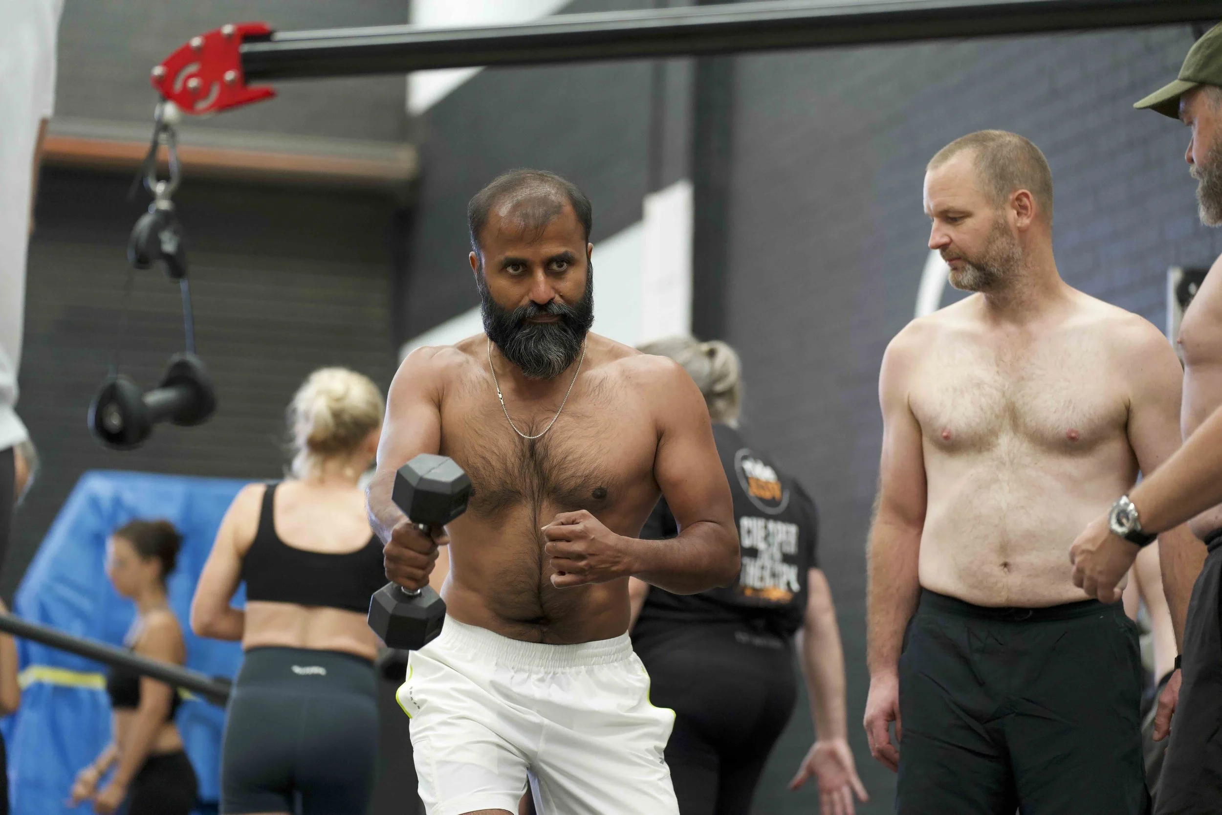 Personal training session at Functional Patterns Melbourne emphasizing biomechanics and structural alignment.