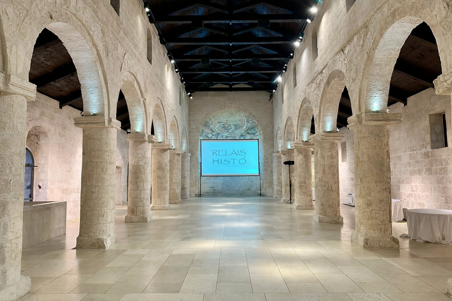 Inside the Basilica - Our Location for Training