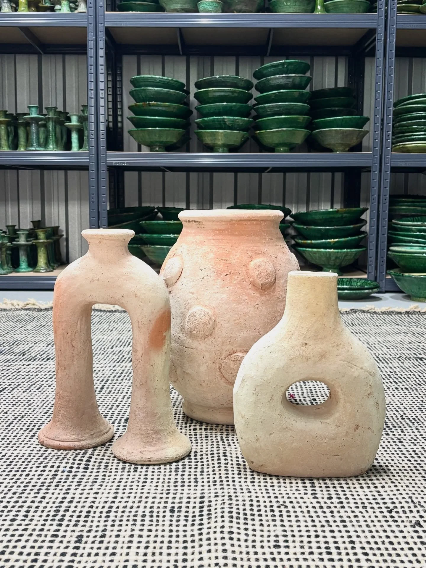 Family of unglazed pieces off to their new home! 🏺