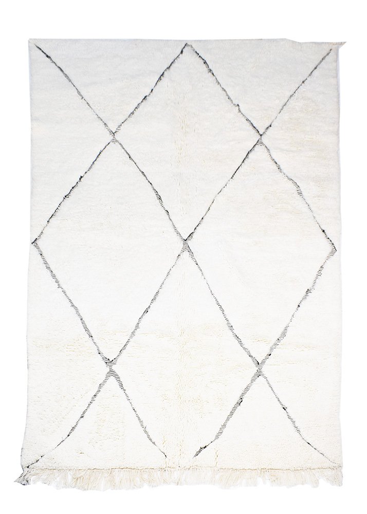 Large Lozenge Berber Rug MW022 306 x 203 cm