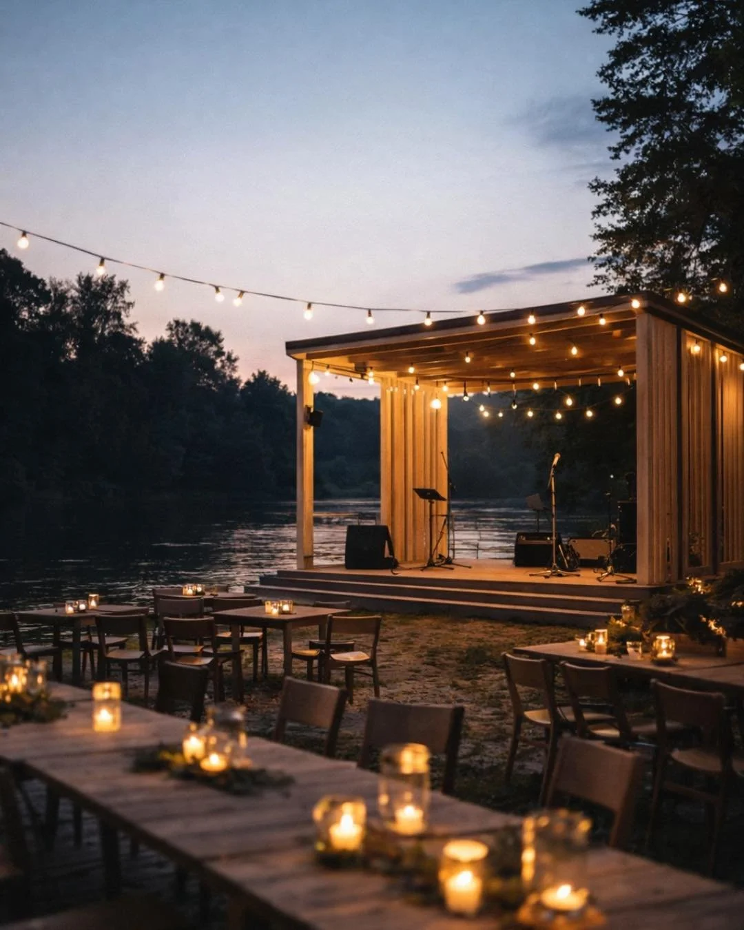 Děl&aacute;me v&scaron;echno proto,
aby se n&aacute;&scaron; břeh mohl už brzy proměnit
v letn&iacute; kulturn&iacute; centrum Pos&aacute;zav&iacute; ✨
.
V m&iacute;sto, kde se čas zpomal&iacute;, kde se potk&aacute;vaj&iacute; hudba, řeka, večer&hel