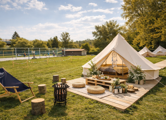 glamping pro firmy sázava u prahy čerčany