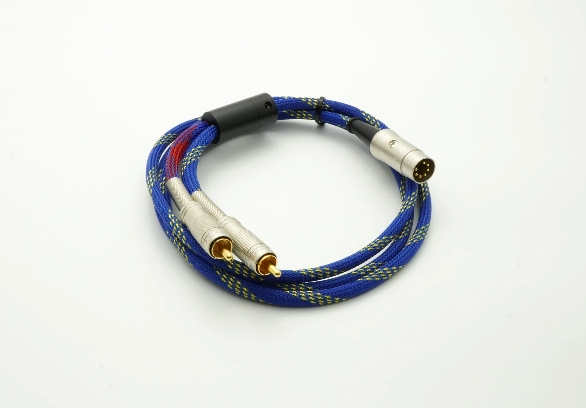 Nereneas Monitor Out Cable for Revox PR99 Mk1 / Mk2 – High-End 7-Pin DIN to RCA