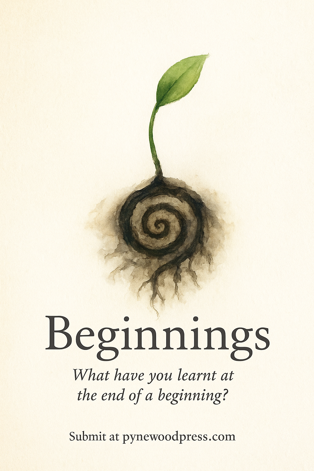 Pynewood Press presents Beginnings, a writing project which is a collection of short stories on the topic of the lessons learnt at the end of a beginning