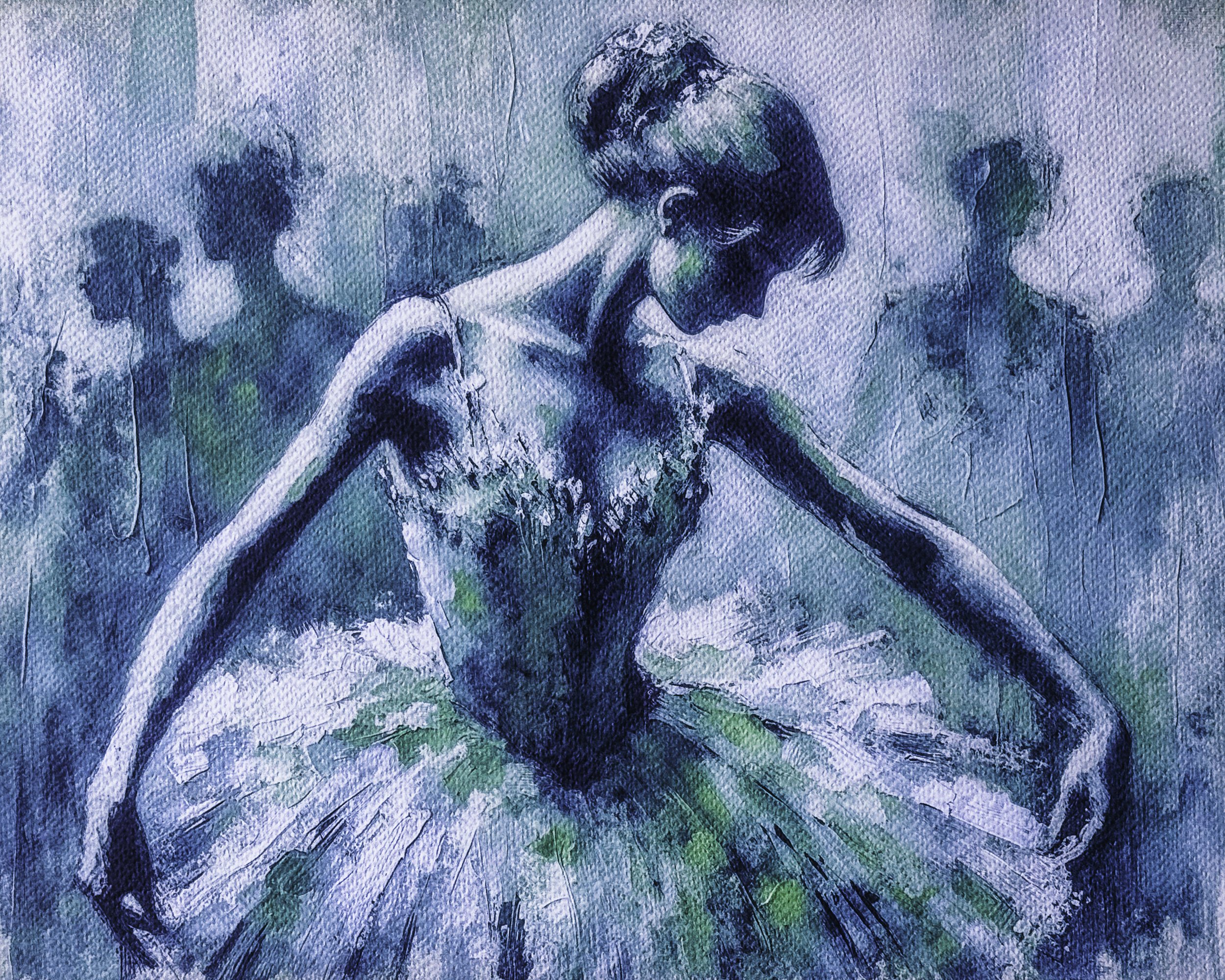 Art Postkarten Set "Ballerinen" (9 Postkarten)