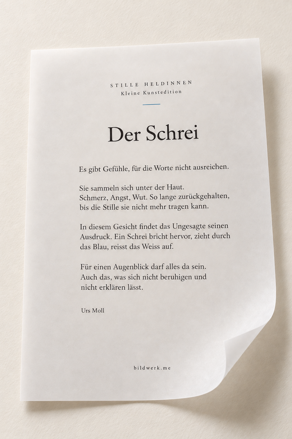 Transluzentes Vellumblatt mit Der Schrei.png