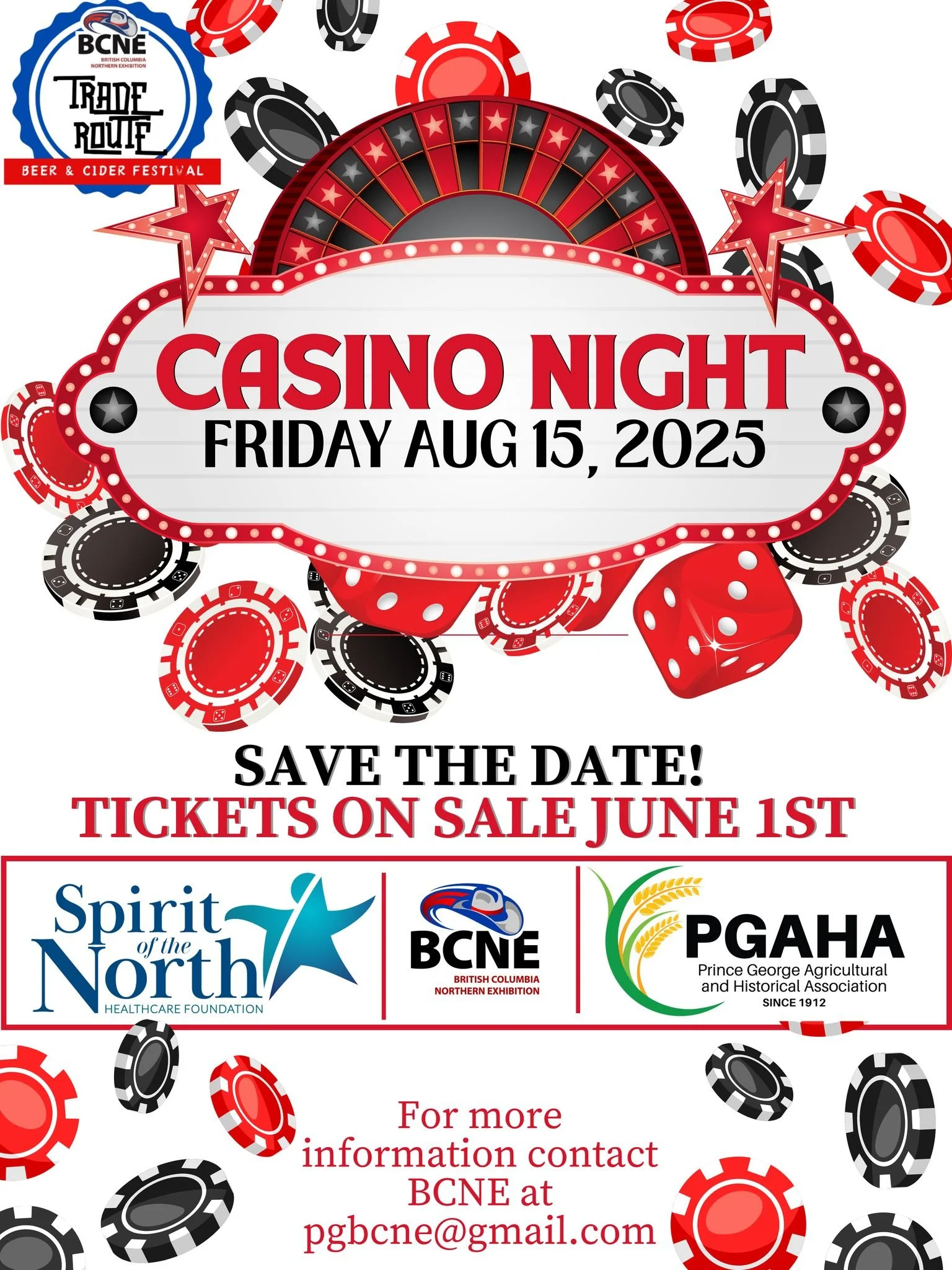 BCNE/Spirit of the North Casino Night