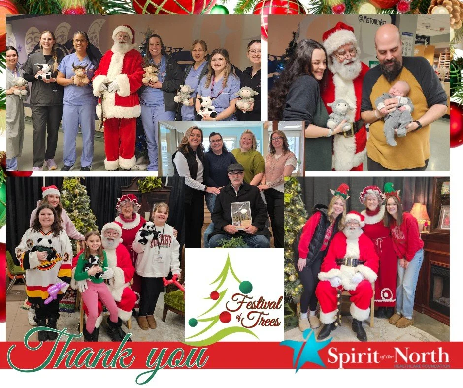 Celebrating 15 Years of Our Festival of Trees Santa