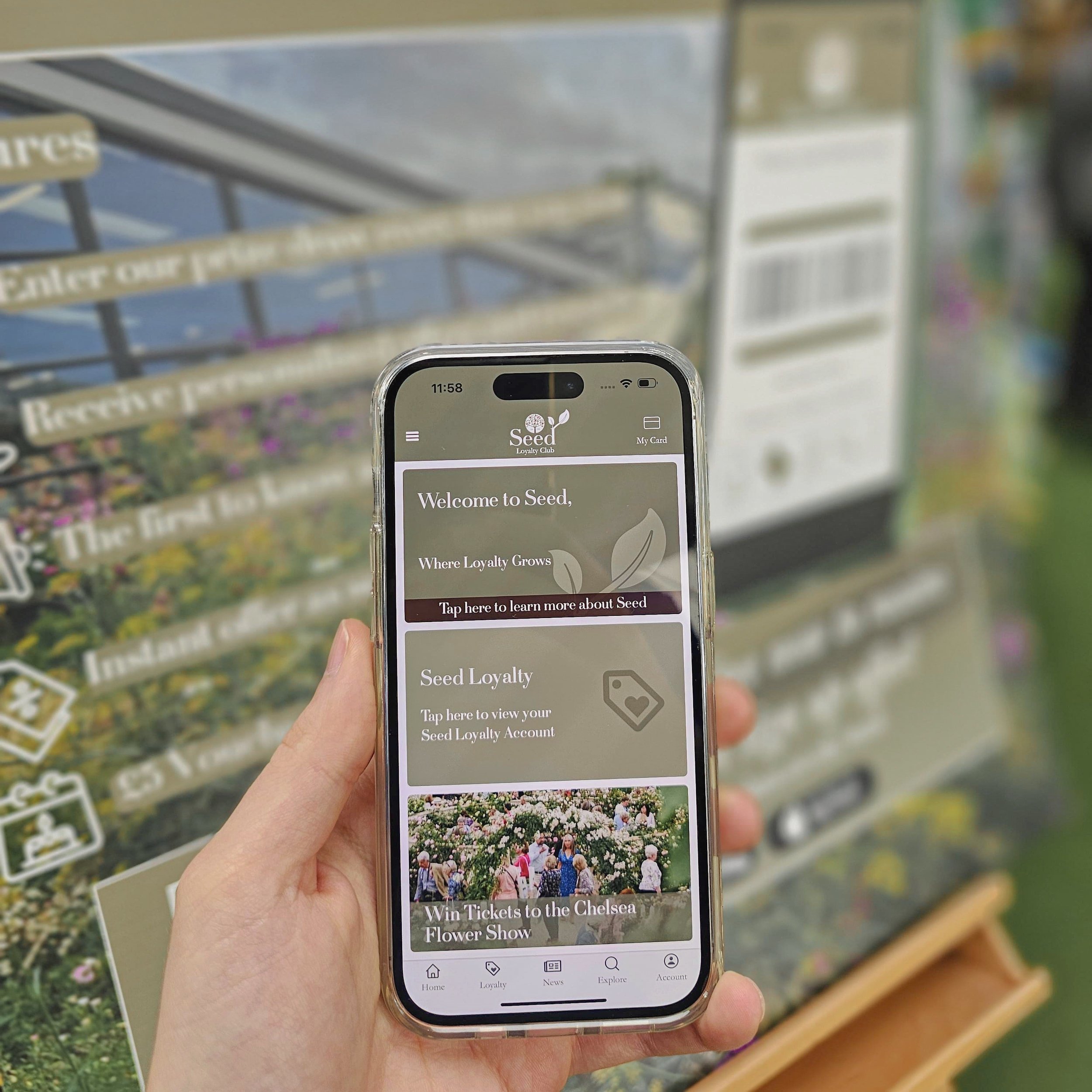 Have you joined our new loyalty club, Seed, yet?

Download The Plant Place App &amp; scan your Seed card by 1st May to enter our Chelsea Flower Show tickets &amp; Plant Place gift card giveaways!

Seed members also enjoy:

🌱Welcome discount 
🌱Exclu