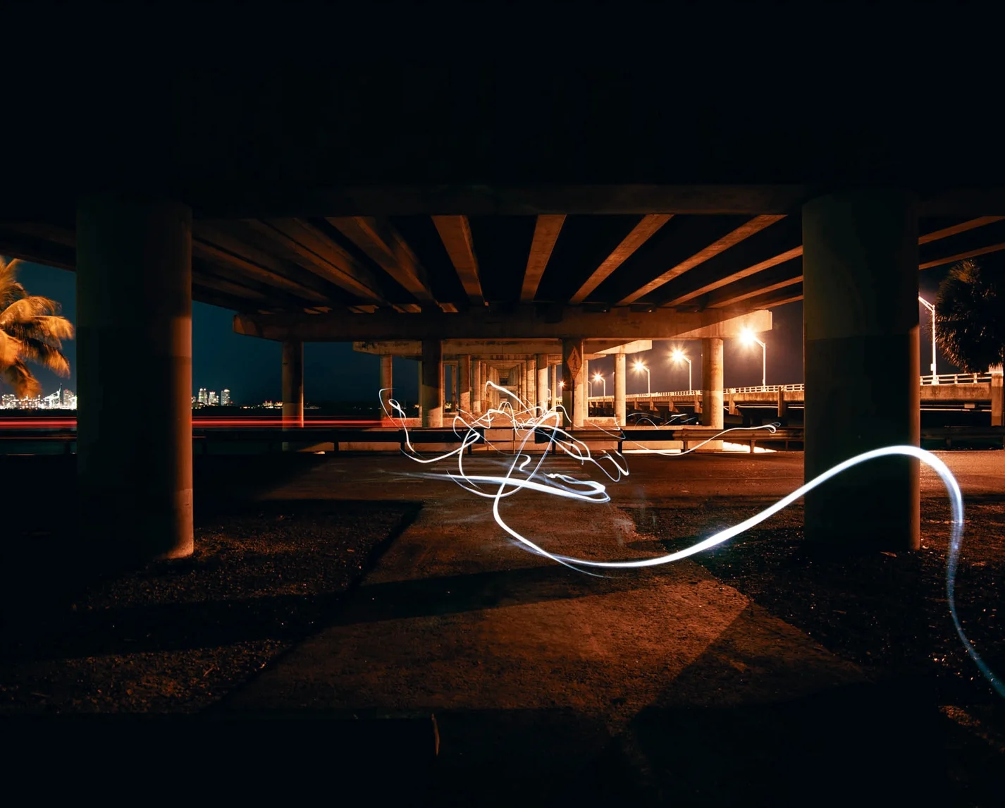   Rickenbacker Underpass,  2008 C-print 24 × 30 inches 