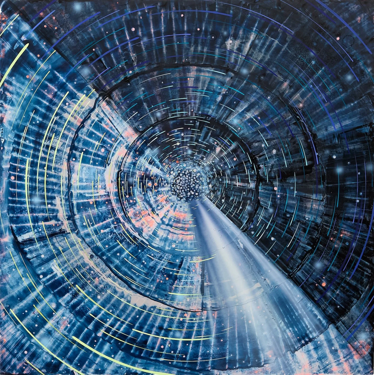  Season Three, 2024 Oil on panel 48 × 48 inches 