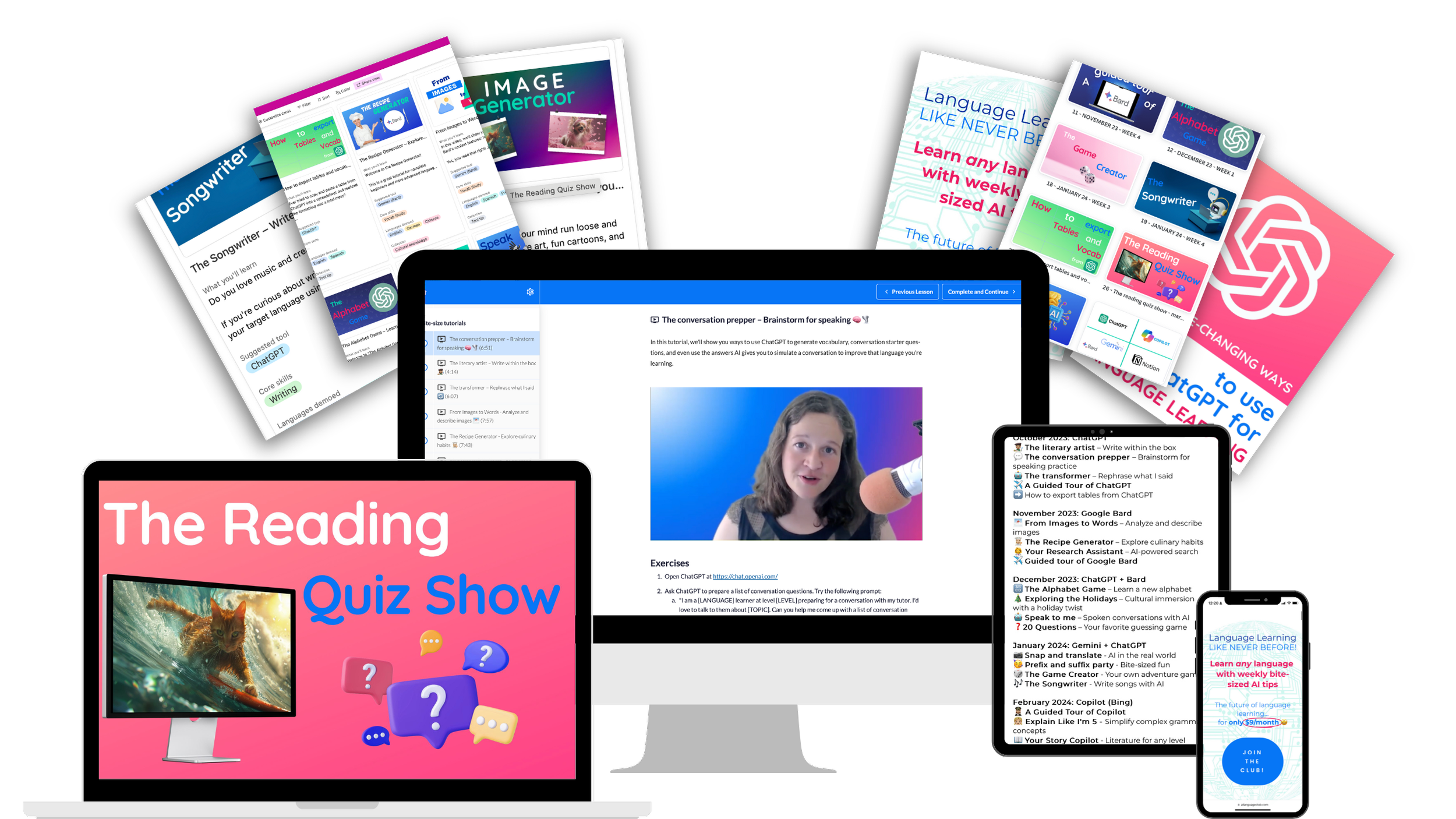 Grab your AI Language Club All Access Pass to access the future of language learning today