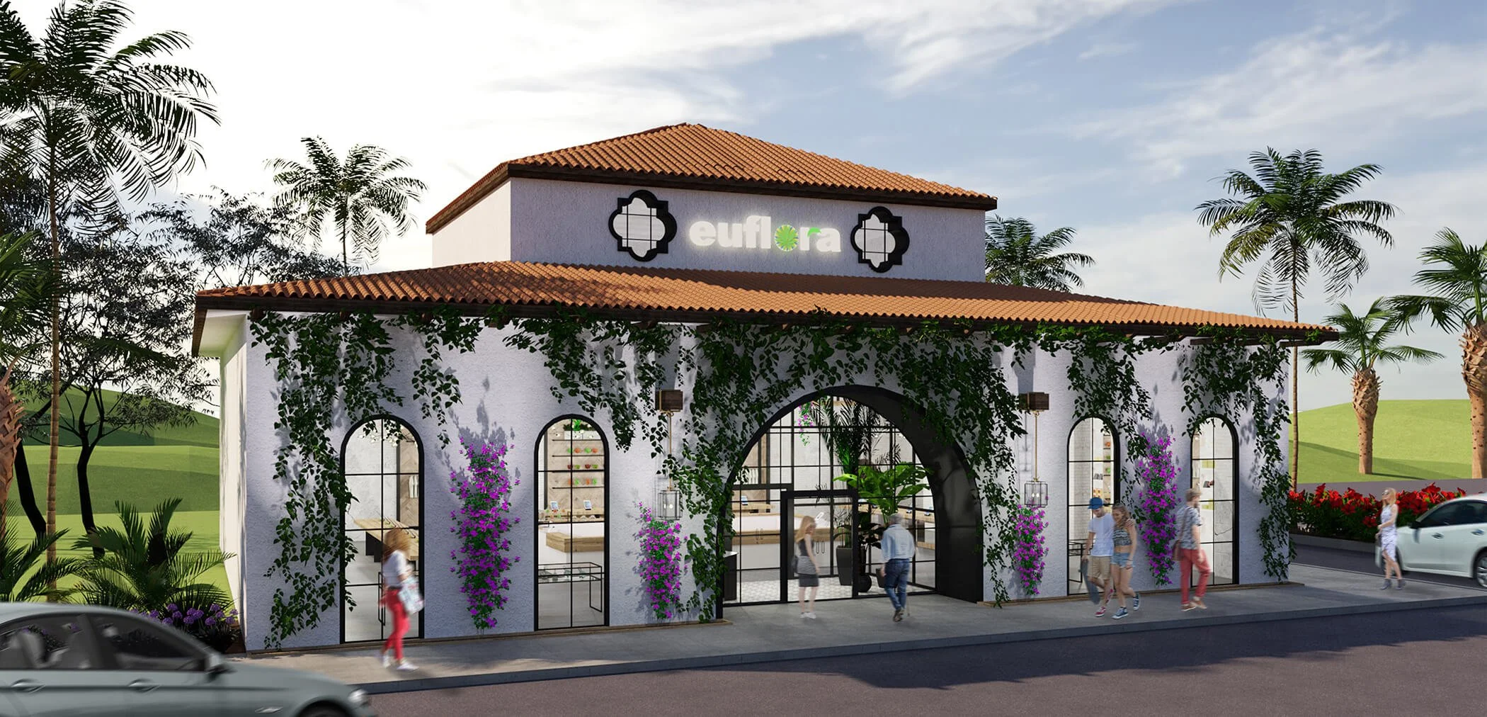 Euflora Pasadena Cannabis Retail Interior Design