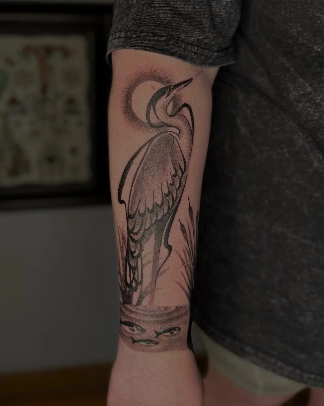 Fun cover up for Haley 🤍
&bull;
machine: @masttattoo.official 
meedles: @emalla.official 
balm&amp;soap: @biotat_ 
stencil: @electrumsupply 
ink: @pantheraink 
&bull;
#blackworktattoo #dotworktattoo #haron #tattoos #tattoo