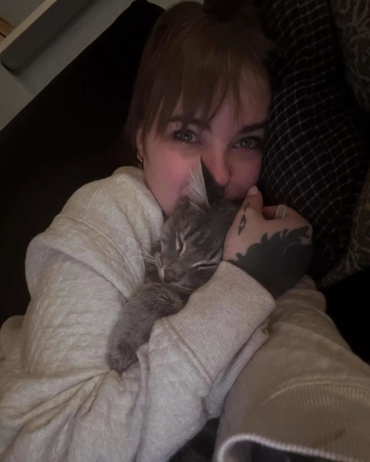 My favourite part of my day 🤍
&bull;
#cat #cats_of_instagram #cats #kitten #malakai