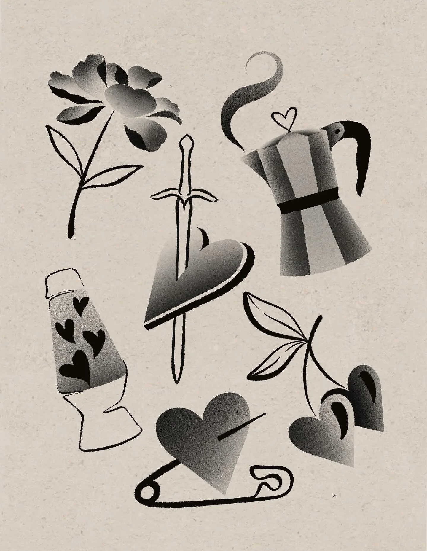 St. Valentine Flash Day designs 💌
Sizes will vary between 3-6 inches depending on the design. 
Price will vary depending on the final size of the design.
Additional available designs on the last slide 🤍
&bull;
machine: @masttattoo.official 
meedles