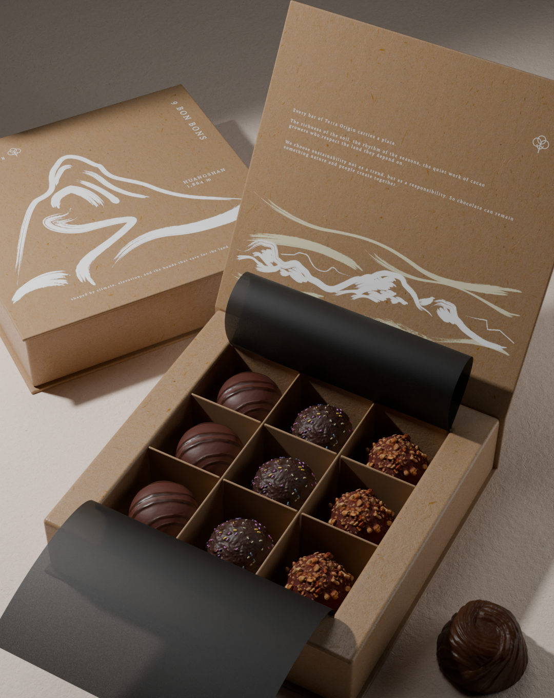 Custom chocolate gift box