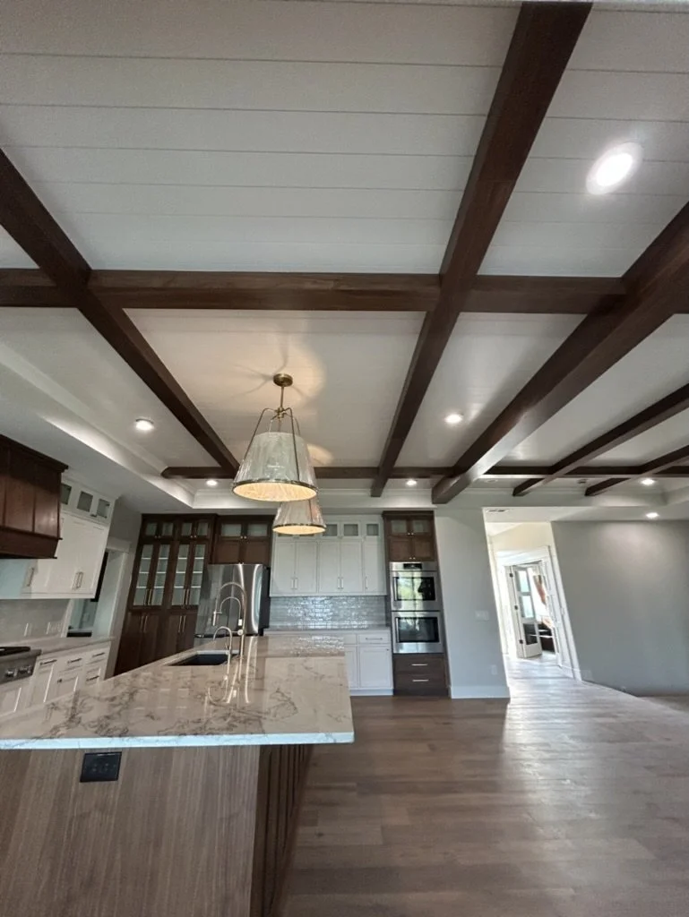 Walnut Ceiling Beams