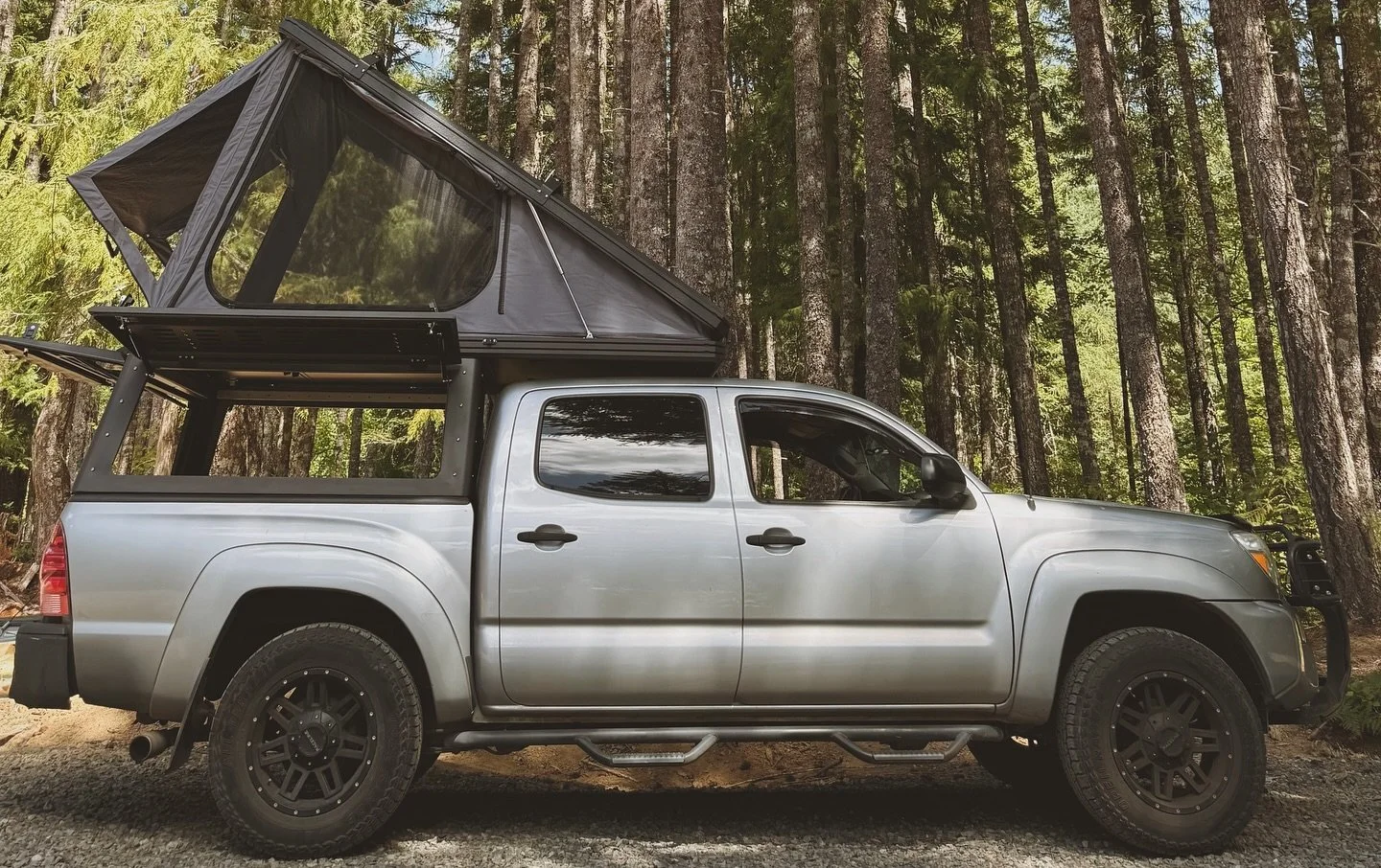 The DRT Topper transforms your Yota into a limitless expedition vehicle. Built to handle the Pacific Northwest and beyond &mdash; rugged, refined, and ready for whatever the trail throws your way.

Reach out for a demo today - the DRT platform is cur