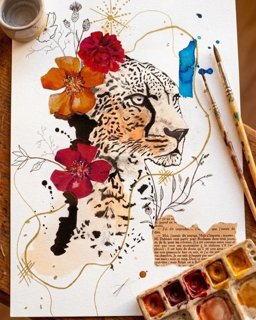 💗 Murmure - Mon l&eacute;opard en mixed media

Coup de c&oelig;ur assur&eacute; si vous souhaitez illuminer votre mur d'un L&eacute;opard rempli de bonnes ondes. Un f&eacute;lin fait pour vous 😉.

Facile &agrave; encadrer selon votre int&eacute;rie
