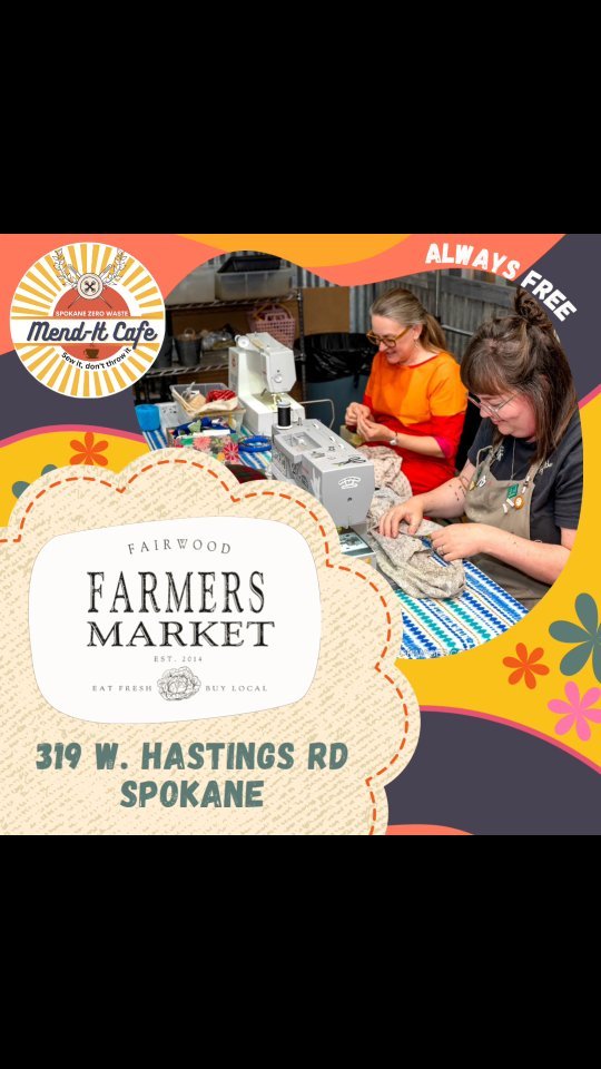 #repair #reuse #reduce #spokanezerowaste #mendingmatters