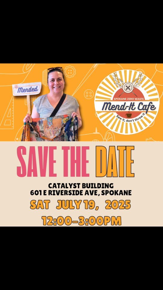#reuse #repair #upcycle #reduce #recycle #mendingmatters #spokanezerowaste