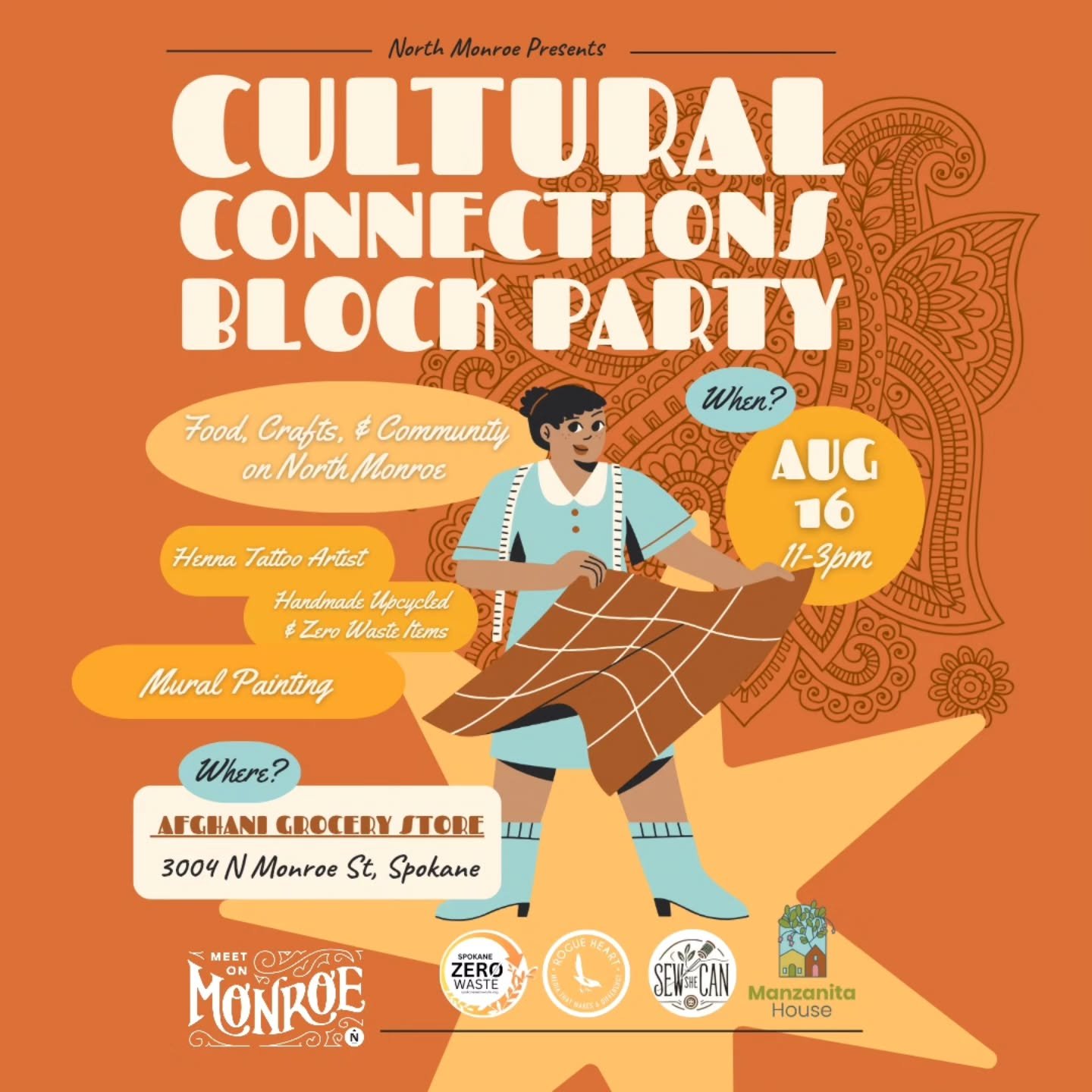 Block PARTY!! Aug 16th 3004 N
Monroe St. Meet us there for a great family fun time!!