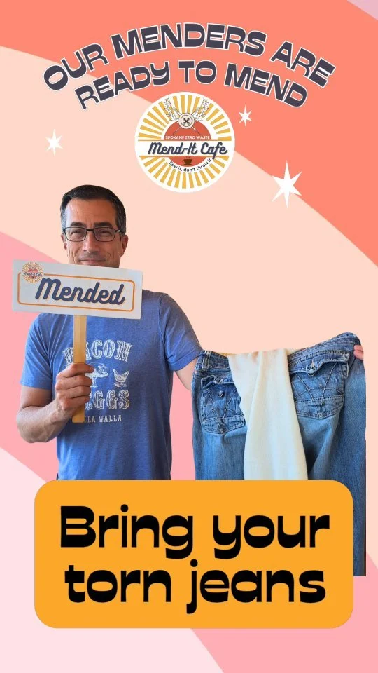 #spokanezerowaste #reuse #repair #upcycle #reduce #recycle #sewitdontthrowit