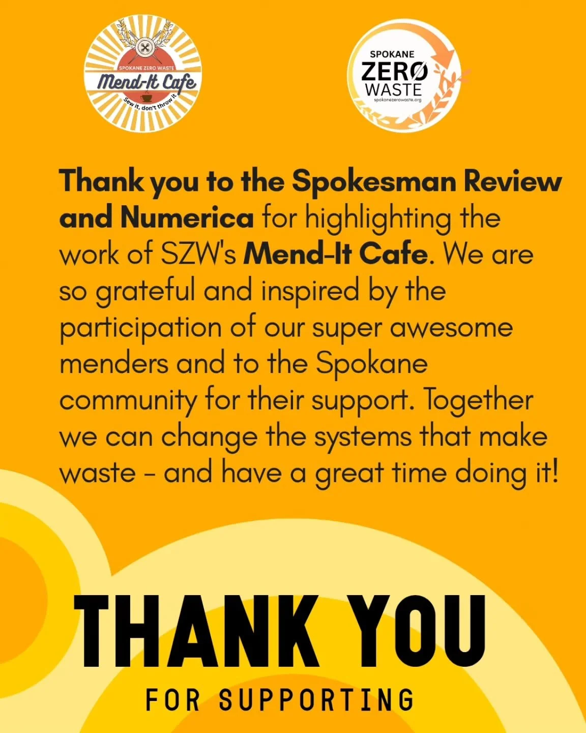 #reduce #reuse #recycle #menditcafe #spokanezerowaste