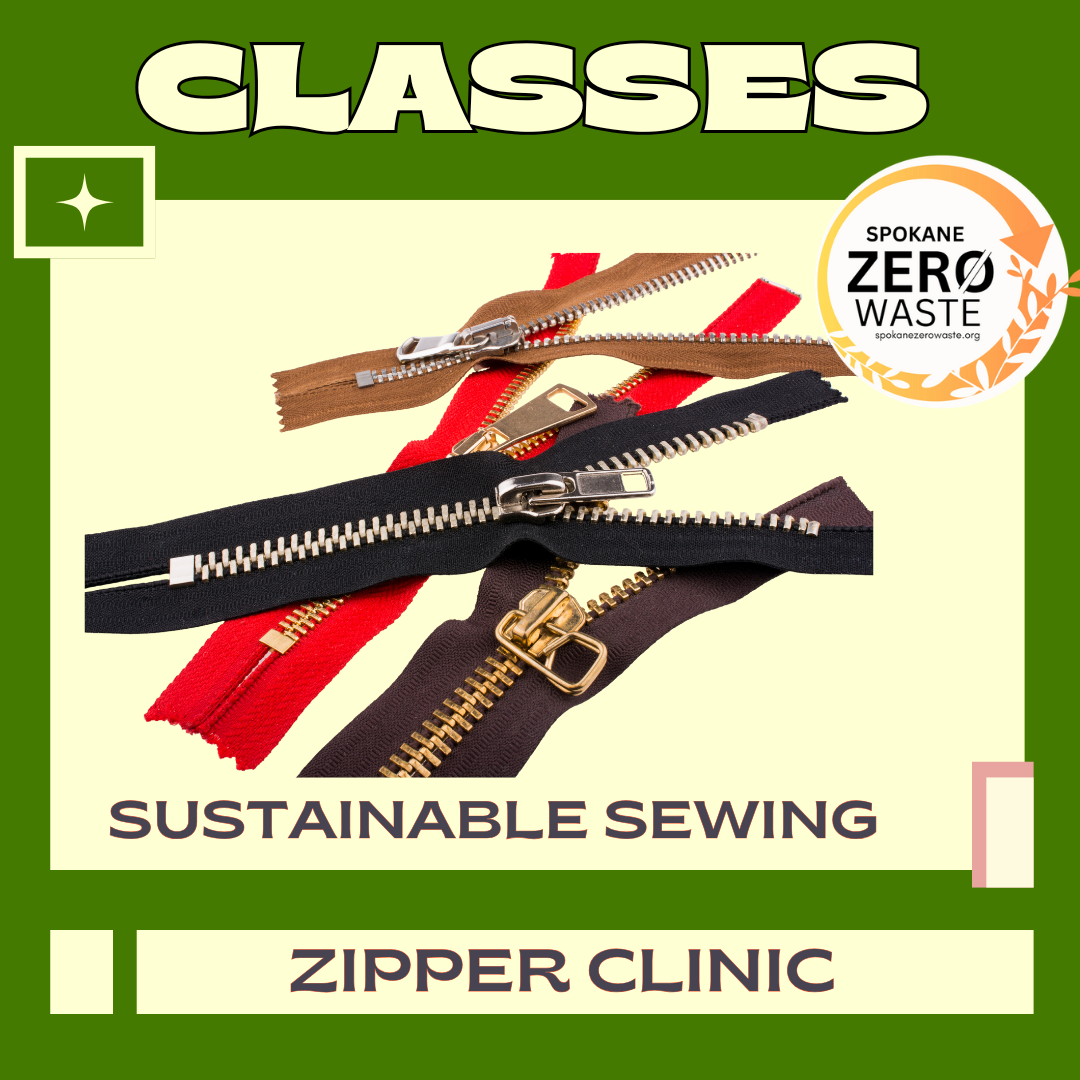 Sustainable Sewing: Zipper Clinic 1: Garment Zippers