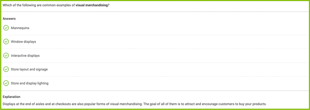 Visual Merchandising 101 Axonify Content Marketplace