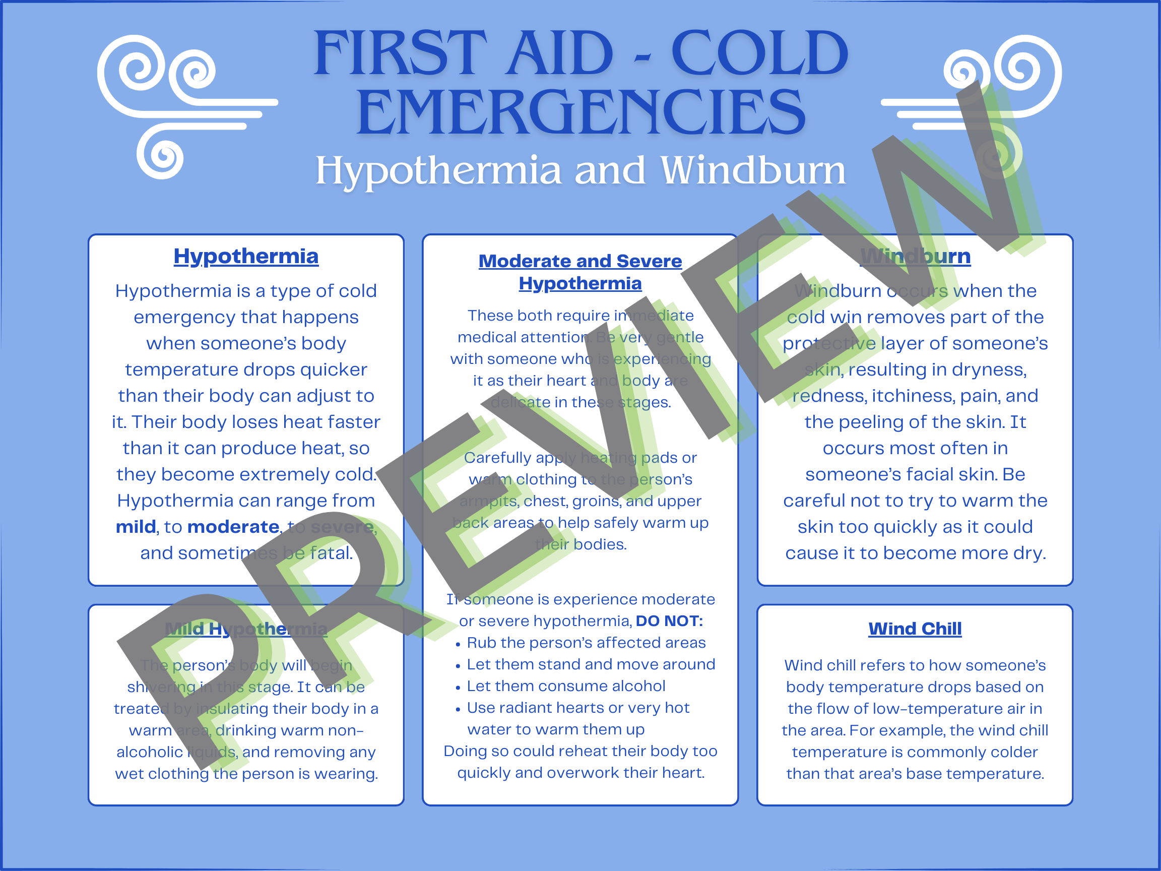 Cold Weather First Aid First Aid - Cold Emergencies — Axonify Content Marketplace