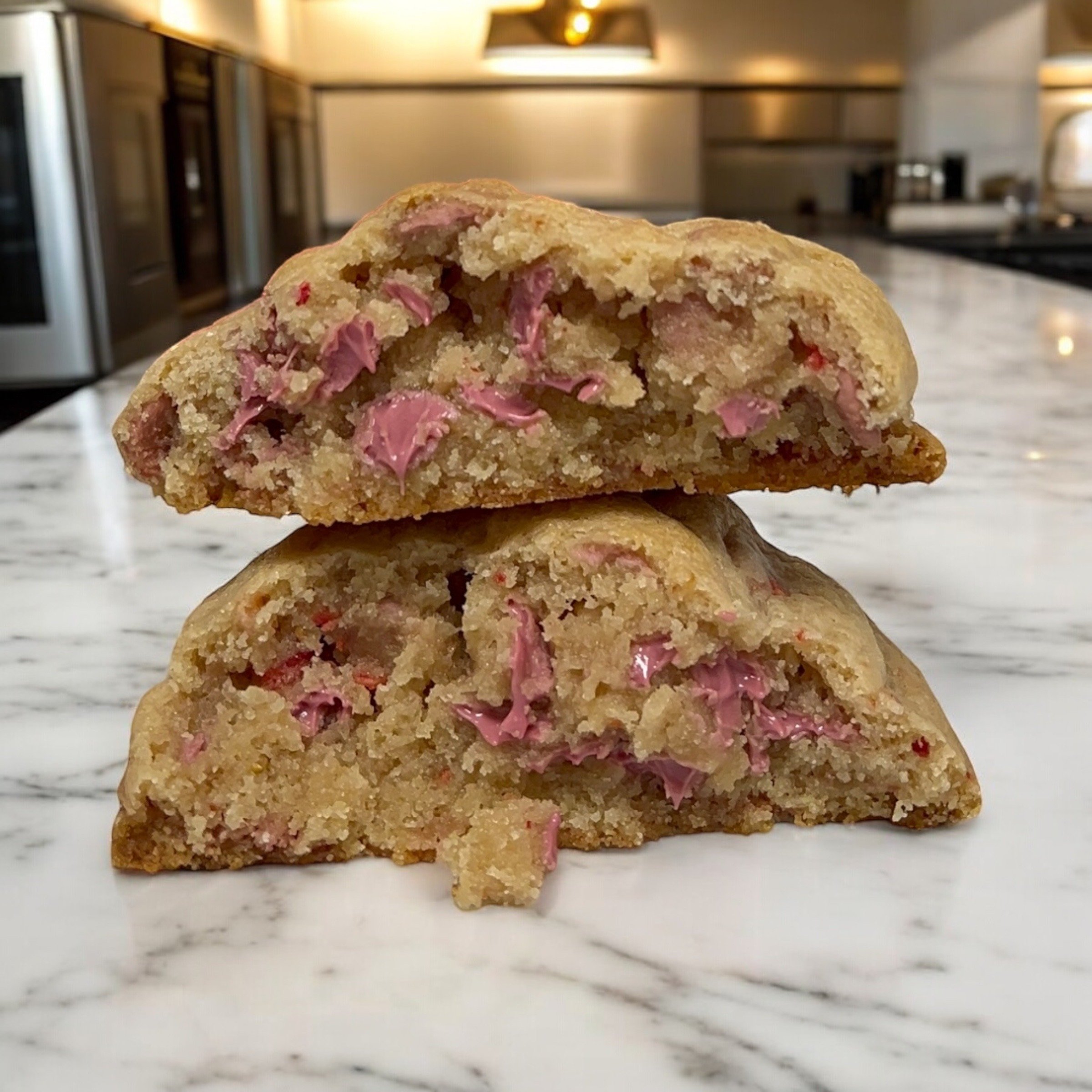 Strawberry cookie