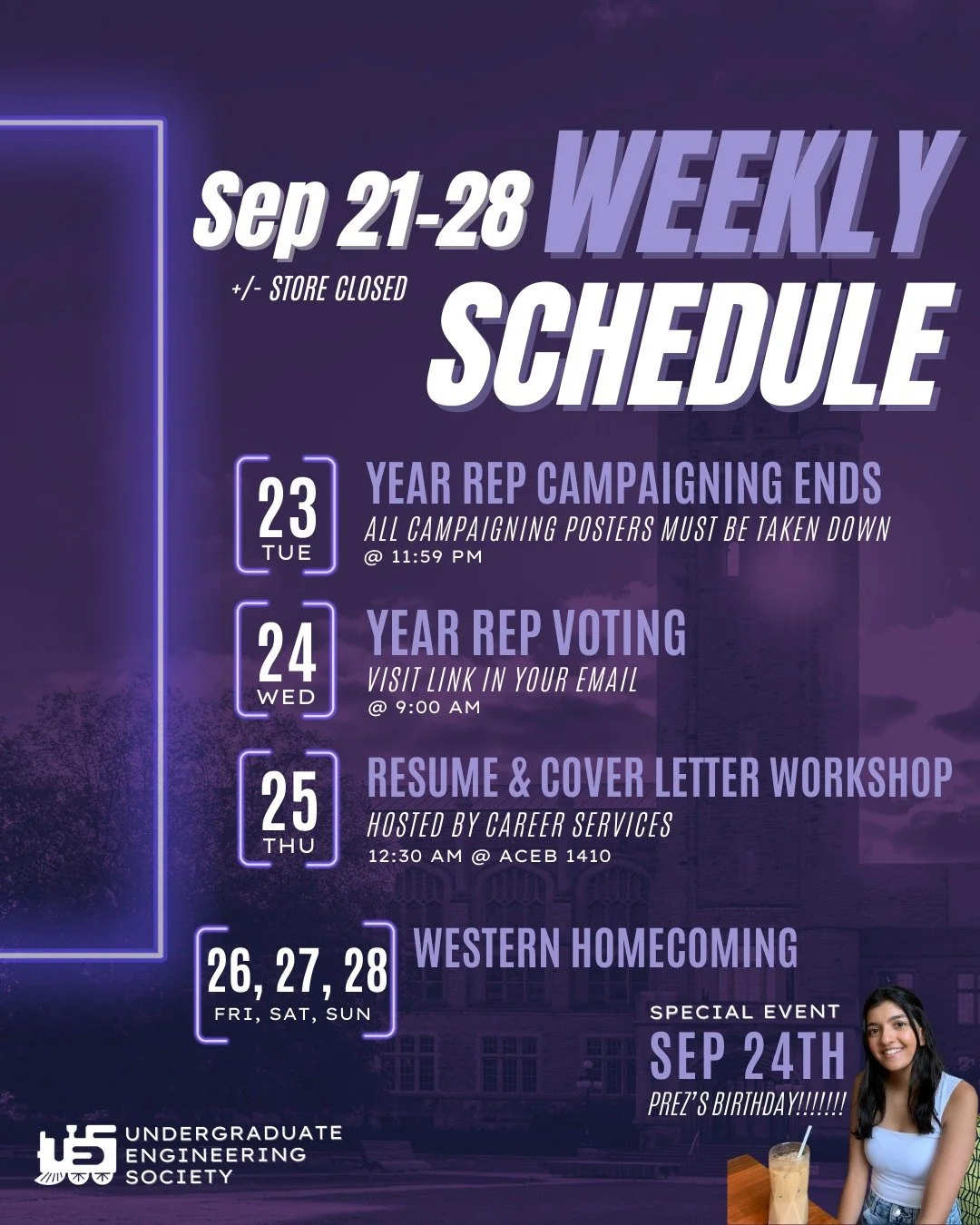 Wow lots of Annual General Meetings this week! Comment what your favorite club is 🗣️🗣️🗣️

@wquantumclub 
@werocketry 
@wetter_is_better 
@ewbwestern 
@we.autopilot 
@ieee.western