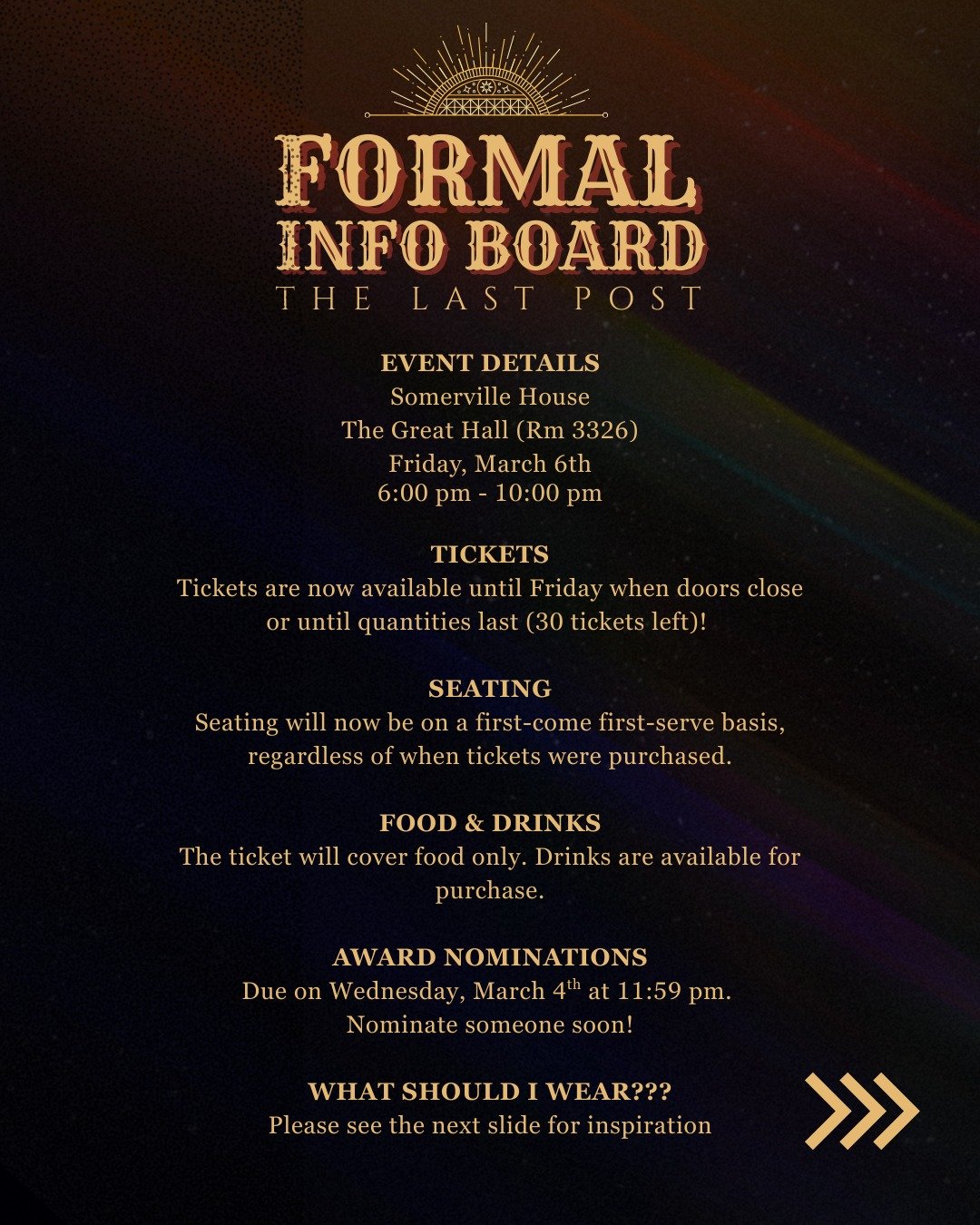 This is it. The last post. Please ignore any other previously posted Eng Formal information and look HERE! Everything you need to know about formal is HERE!

The UES would like to thank you for your patience as we get this sorted out. This is the fir