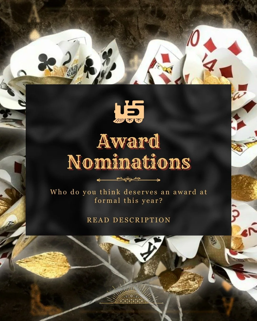 🃏NOMINATION FORM IN BIO🃏

Nominate a student in the engineering community who you believe deserves an award at formal!!! 

The recipients of these awards are nominated by the student body and presented at Formal. The following are all the awards th