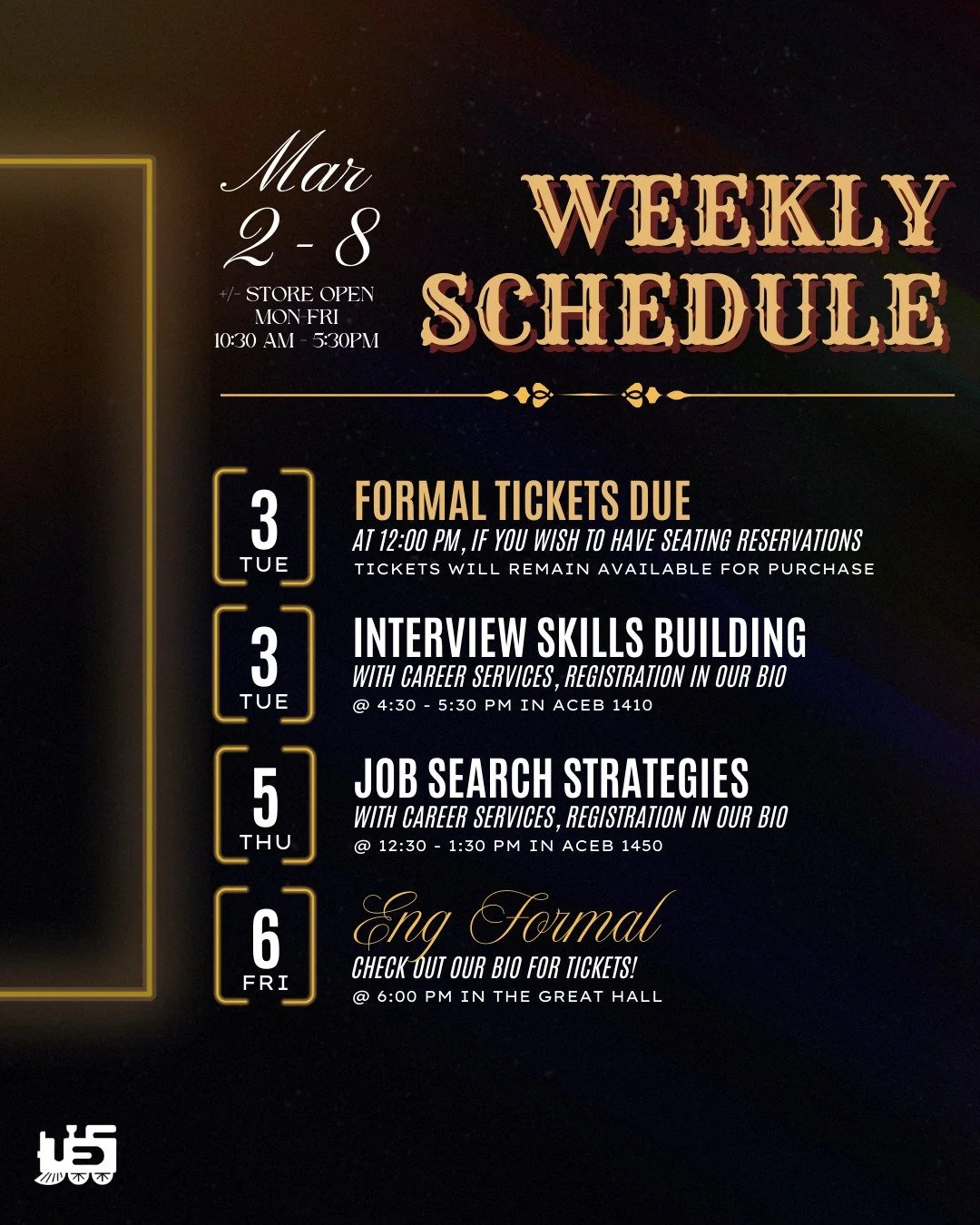 First Week of March!!!