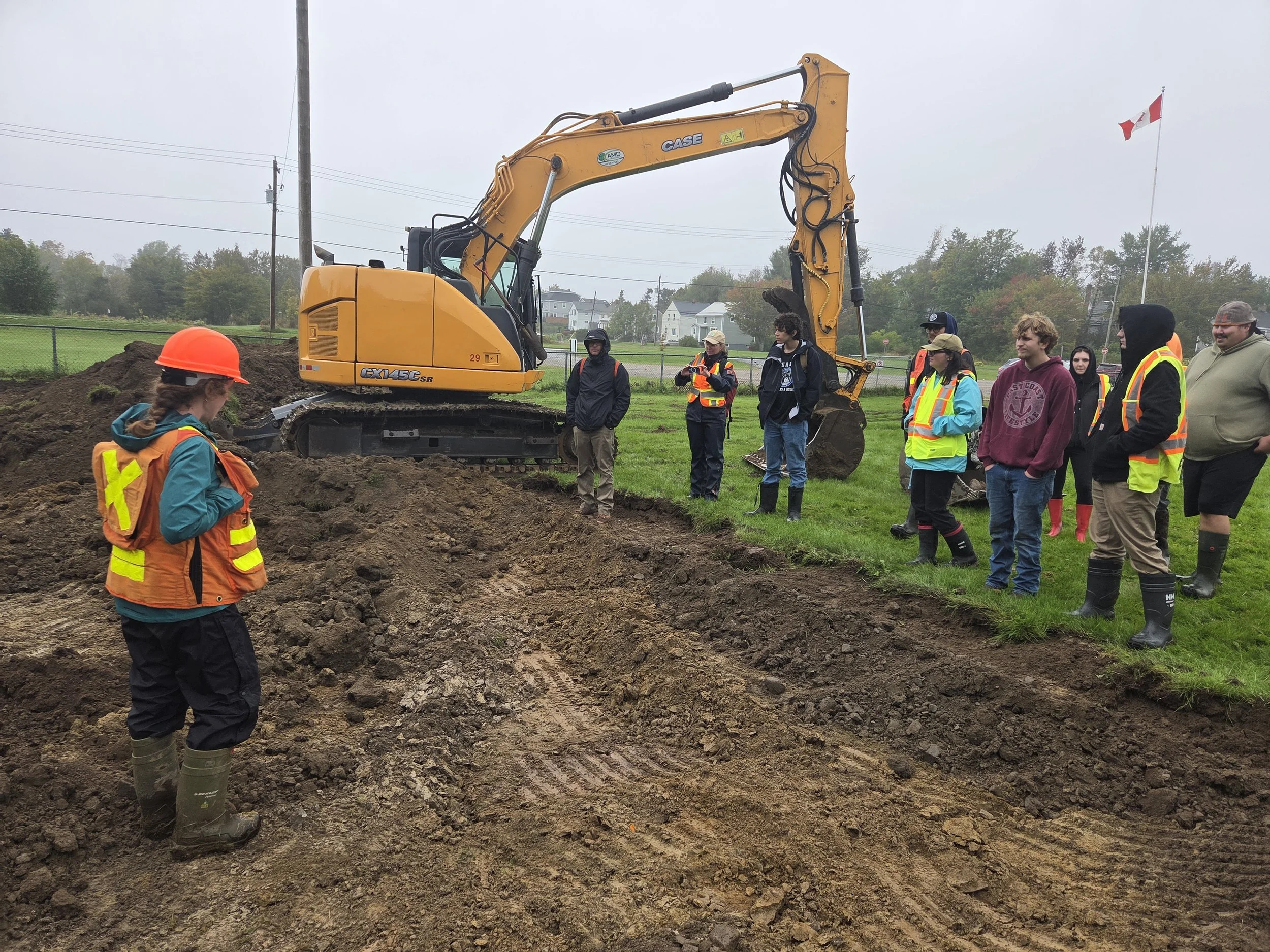 NSCC NRET program visit. Investigating wetland soils at Site 2. September 2026.