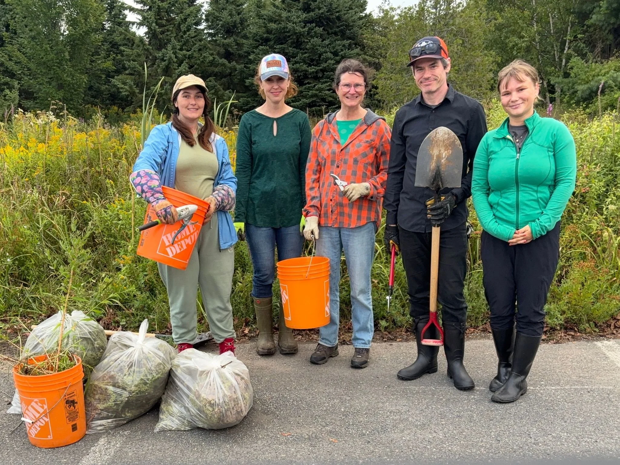 Site 3 invasive plant removal volunteer event. August, 2026. 