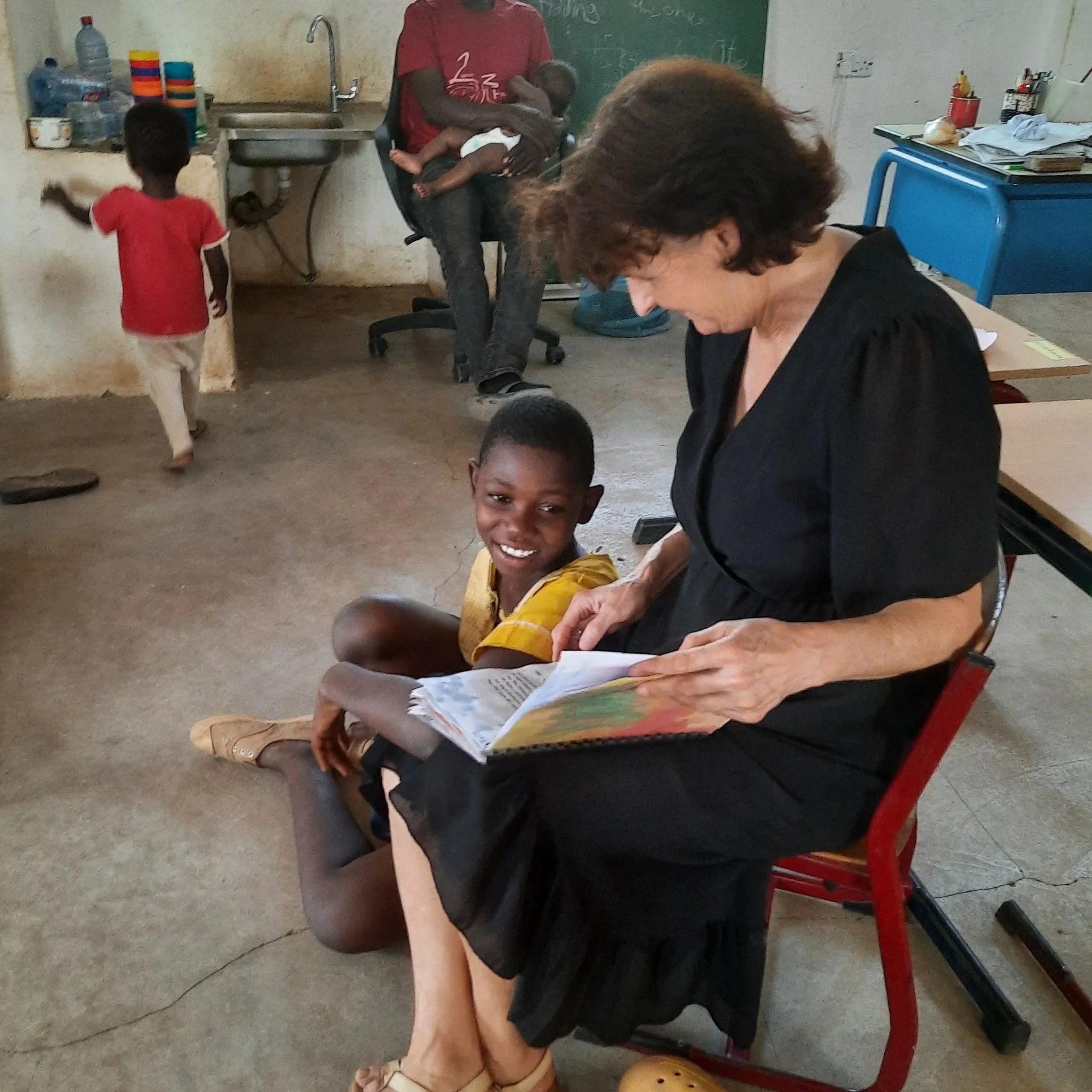 blog 81 Anja (Anja for Ghana) came to visit