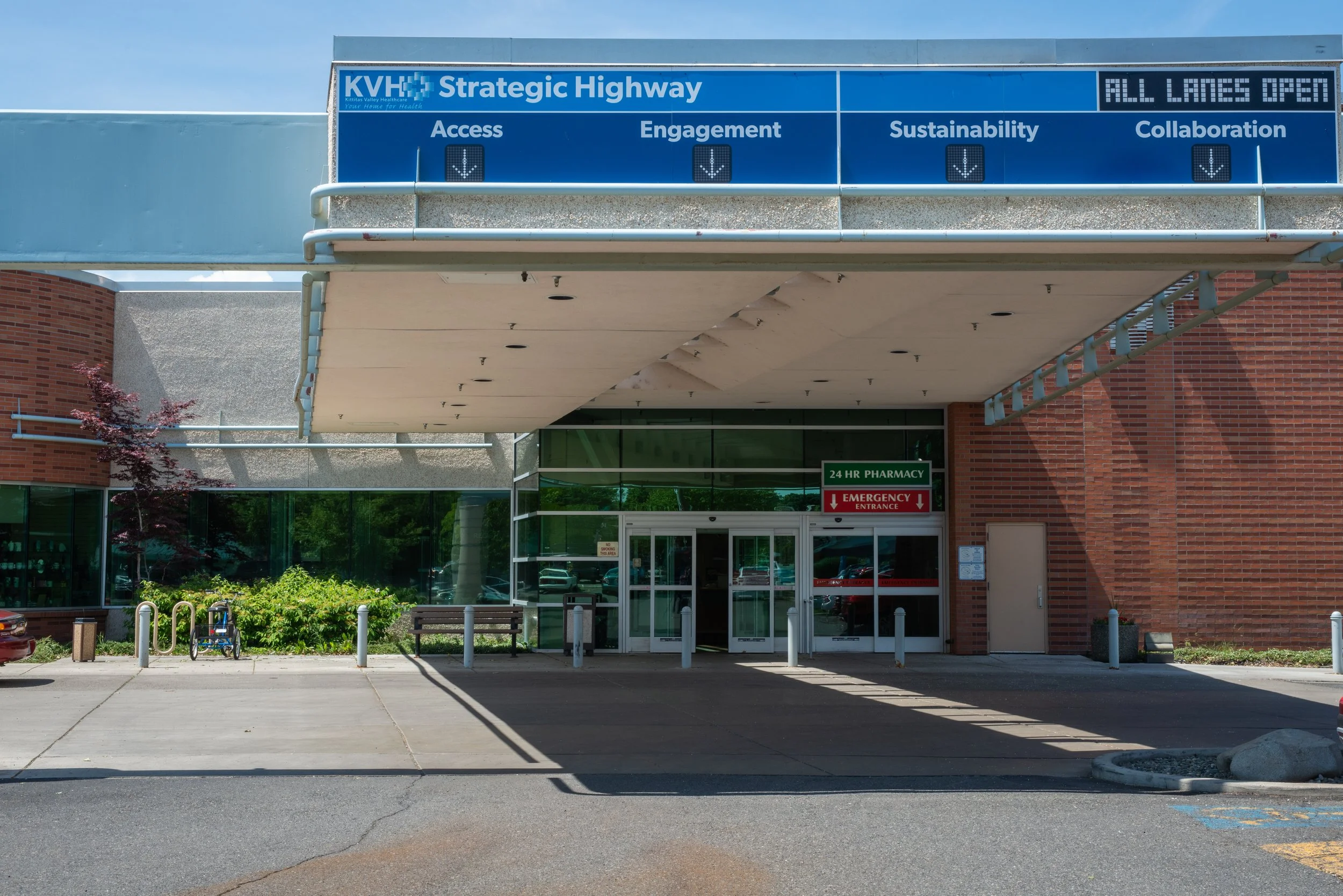 Strategic Plan - Concept + Hospital Portico Sign