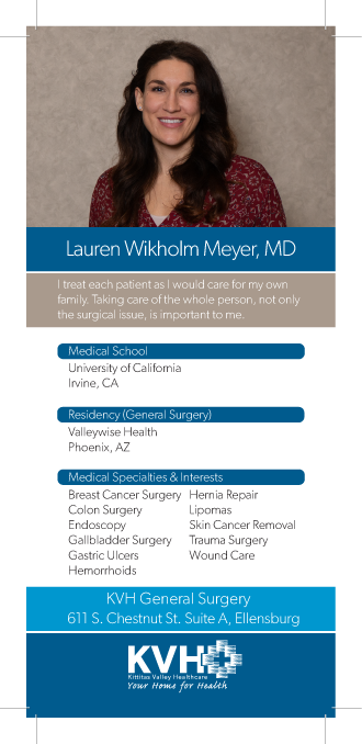 Provider Rack Card (front side)