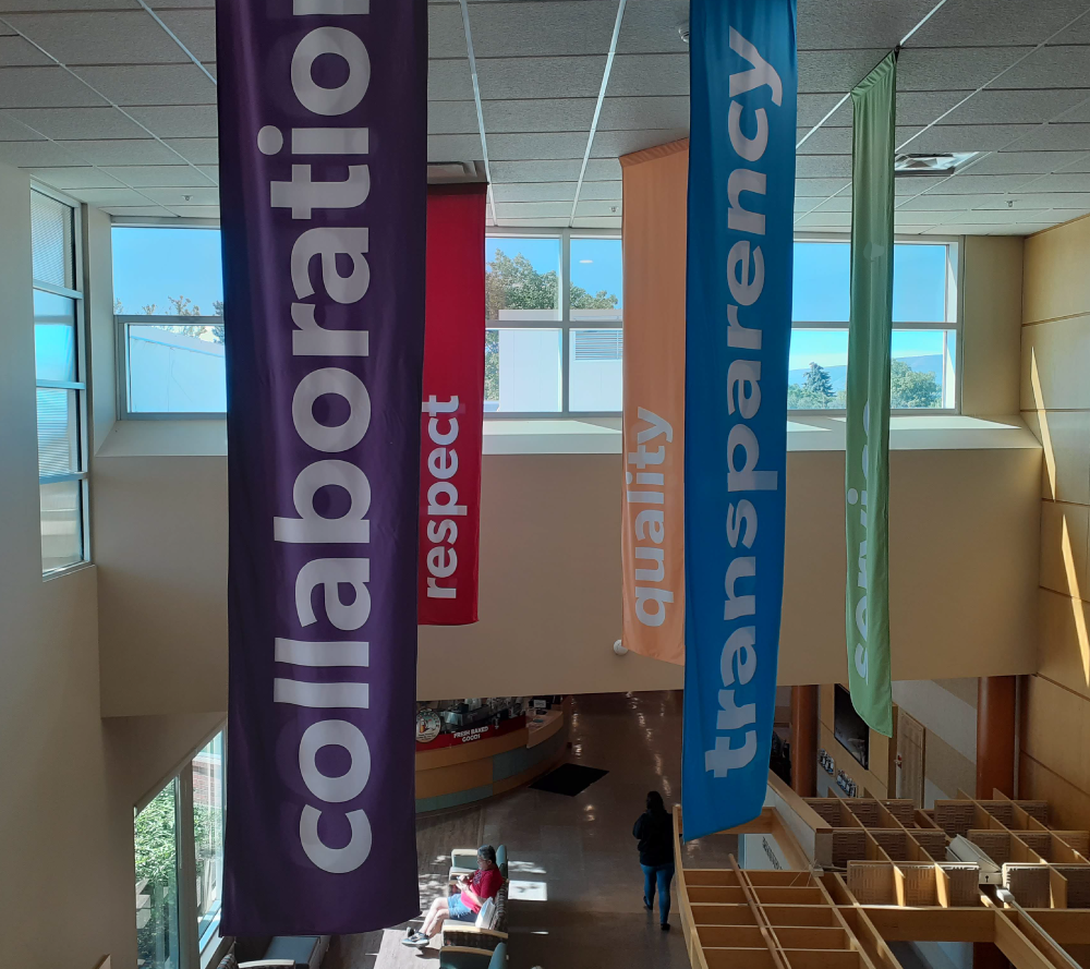 Core Values - Fabric Banners