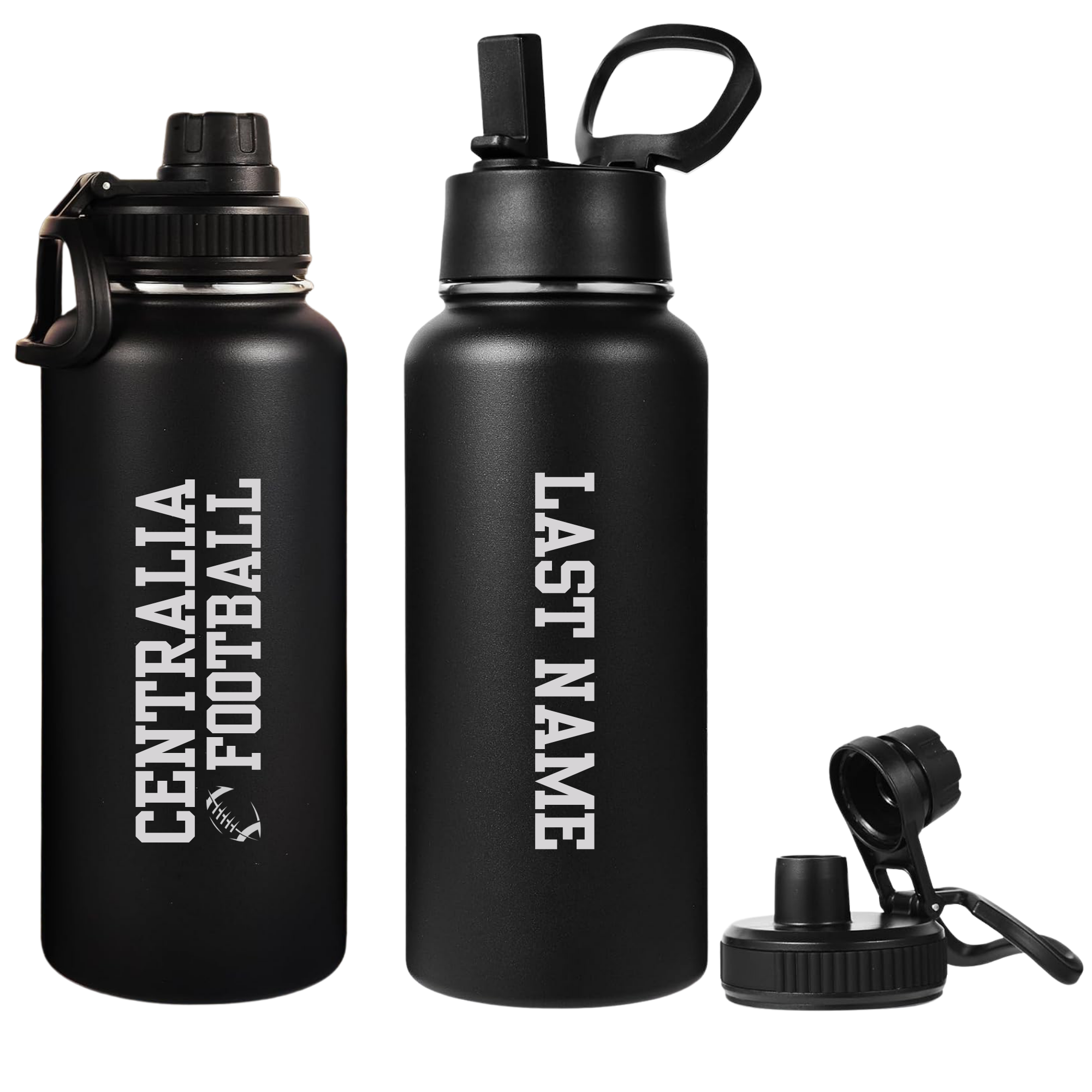 Centralia 32 Oz Black Tumbler