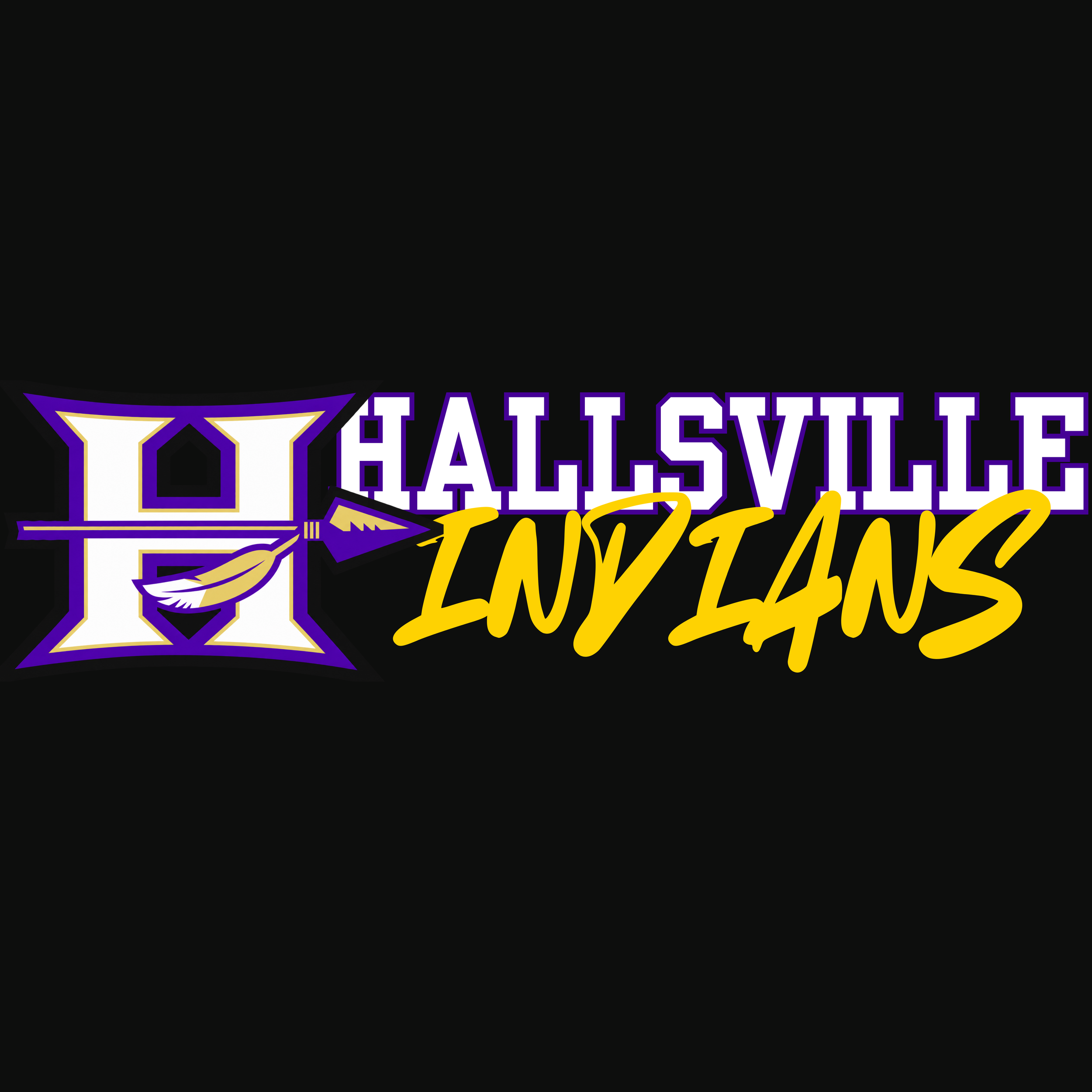 H & Arrow Hallsville Indians.png