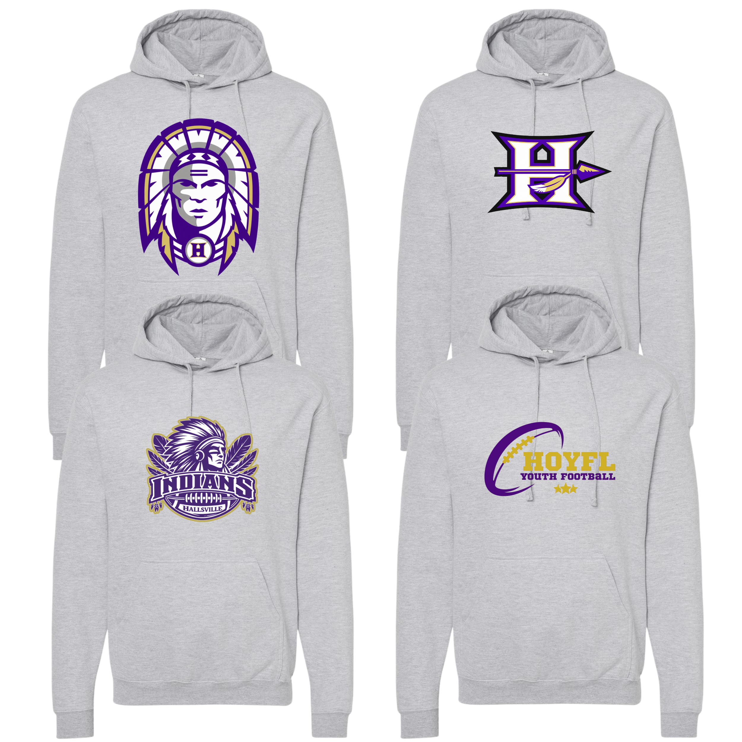 Hallsville Football Hoodie